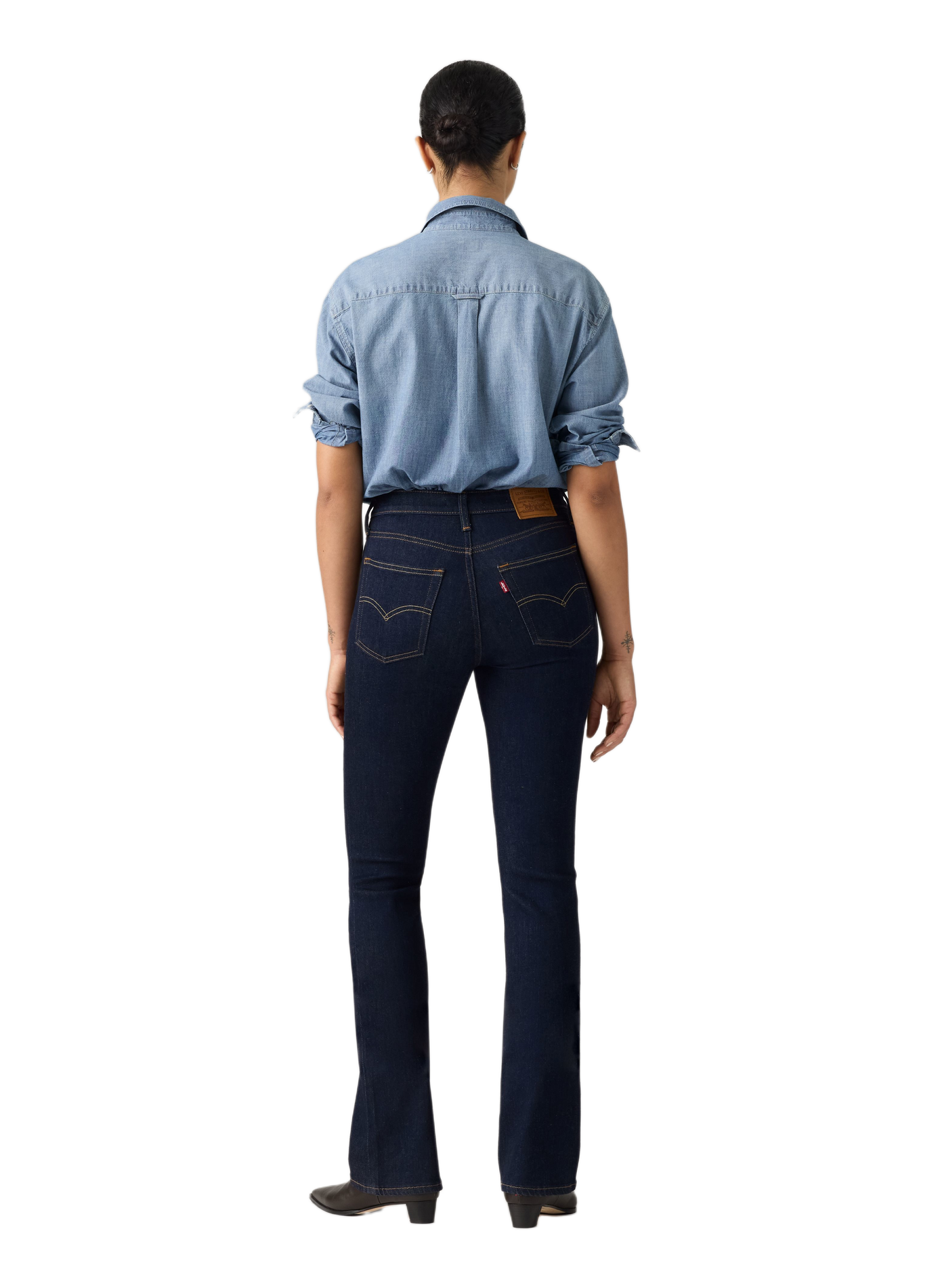 Skinny Jeans aus Baumwollmischung LEVI'S Blau