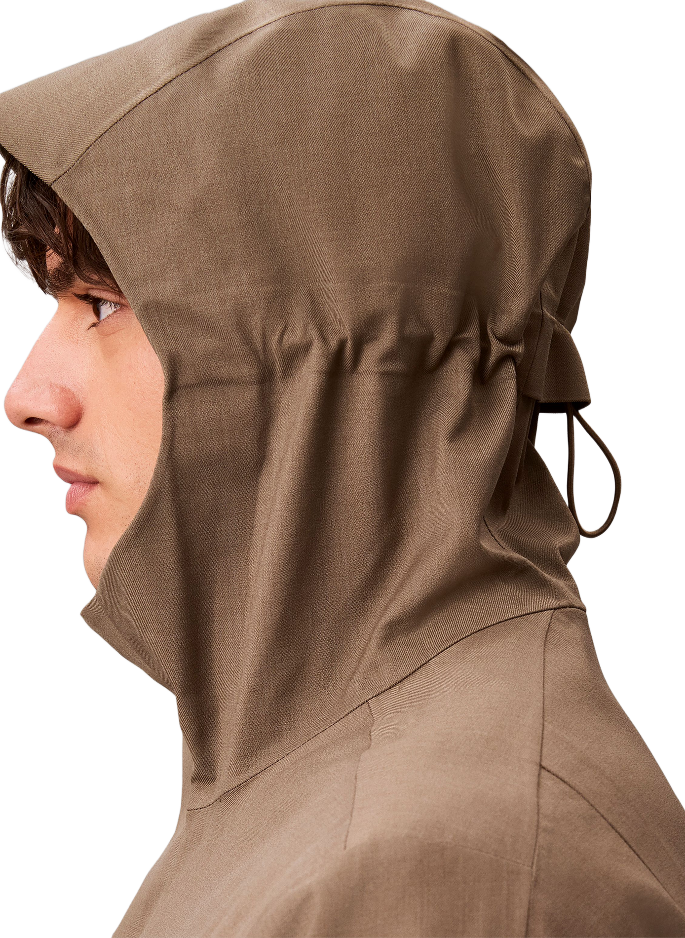 Parka courte à capuche  CALVIN KLEIN Khaki