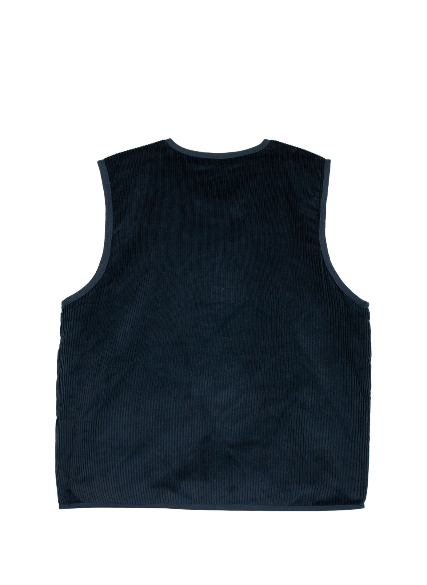 Reversible sleeveless jacket in cotton blend FAGUO Blue