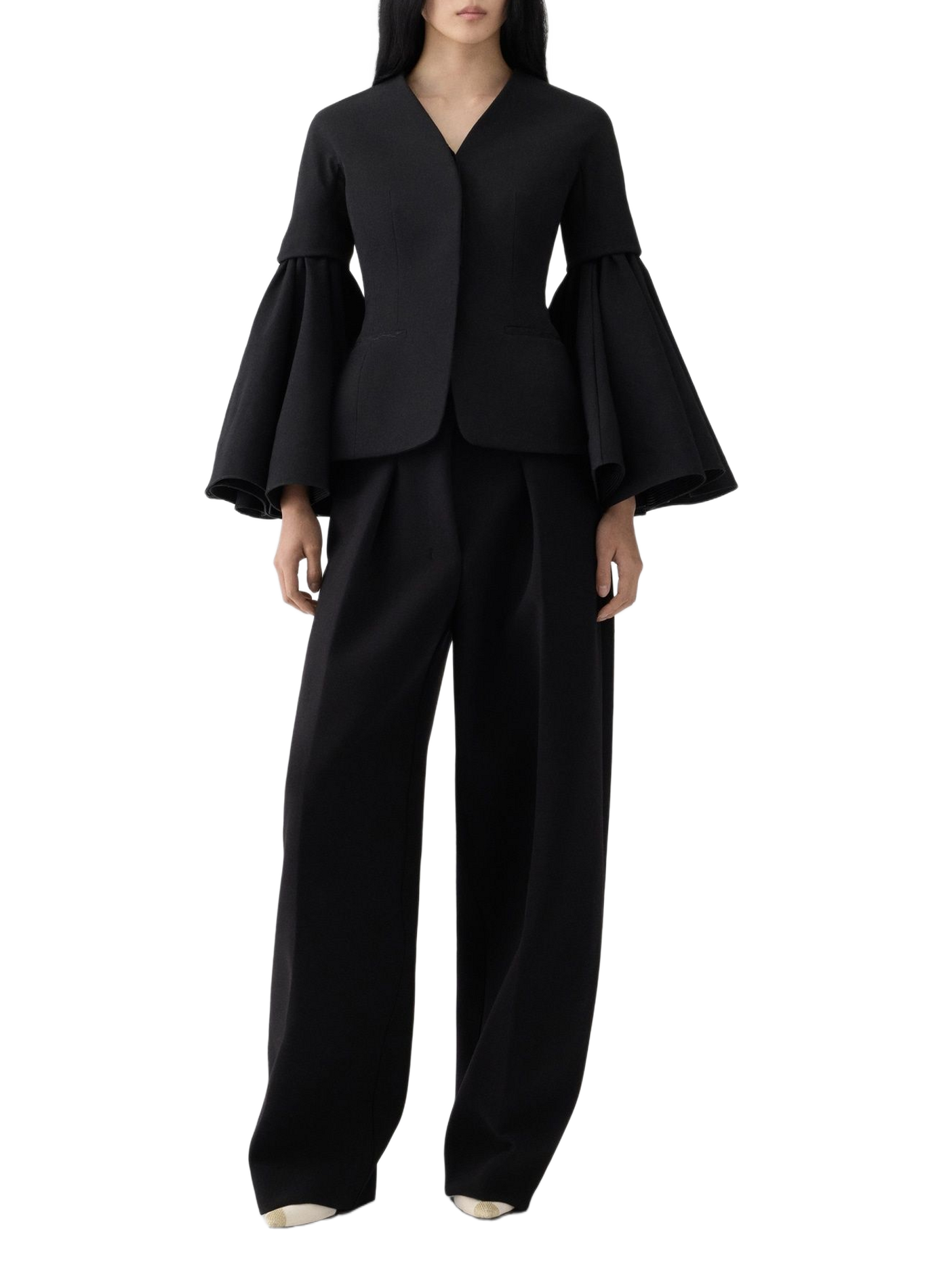Le pantalon Ovalo ample JACQUEMUS Black