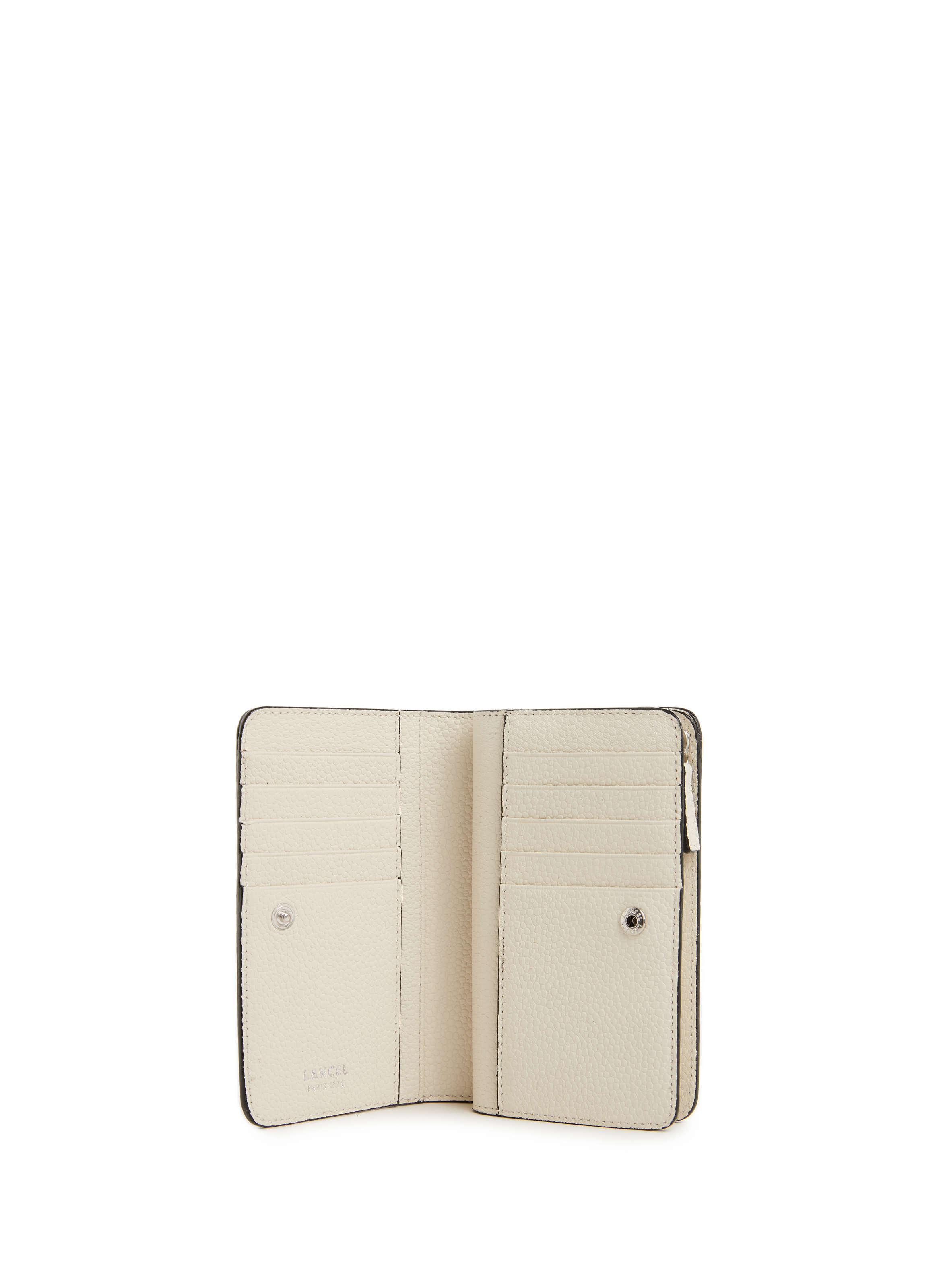 NINON de LANCEL - Portefeuille rectangulaire compact zippé