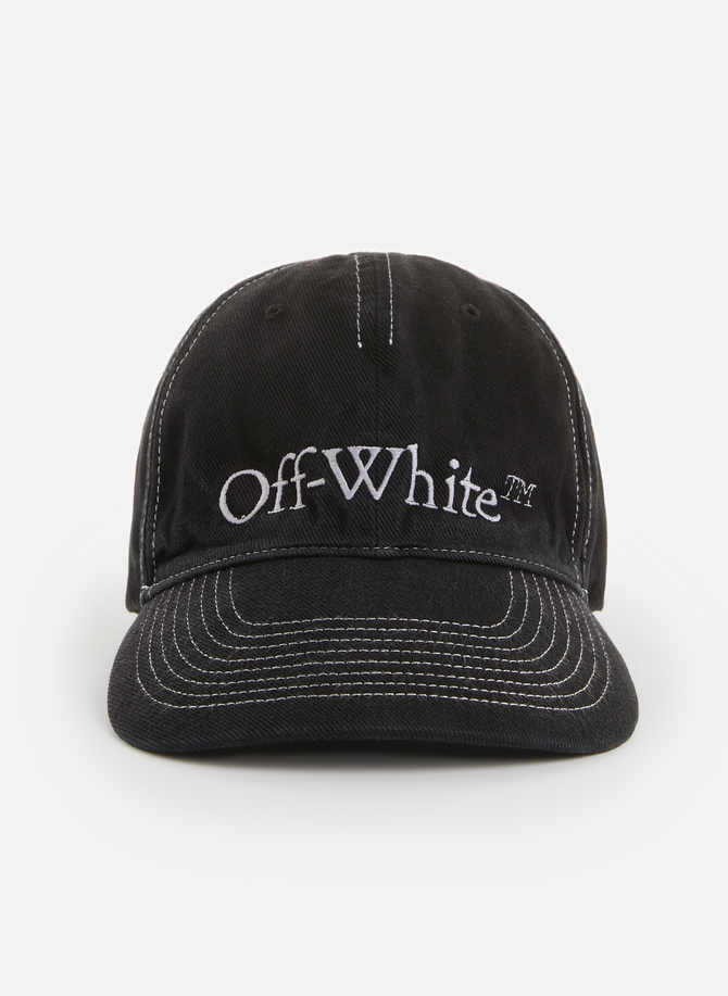 BOOKISH OW LAUND BASEBALL CAP OFF-WHITE