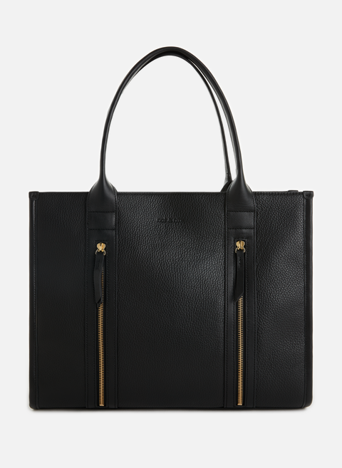 Opera shopping bag in leather BlackNAT & NIN 
