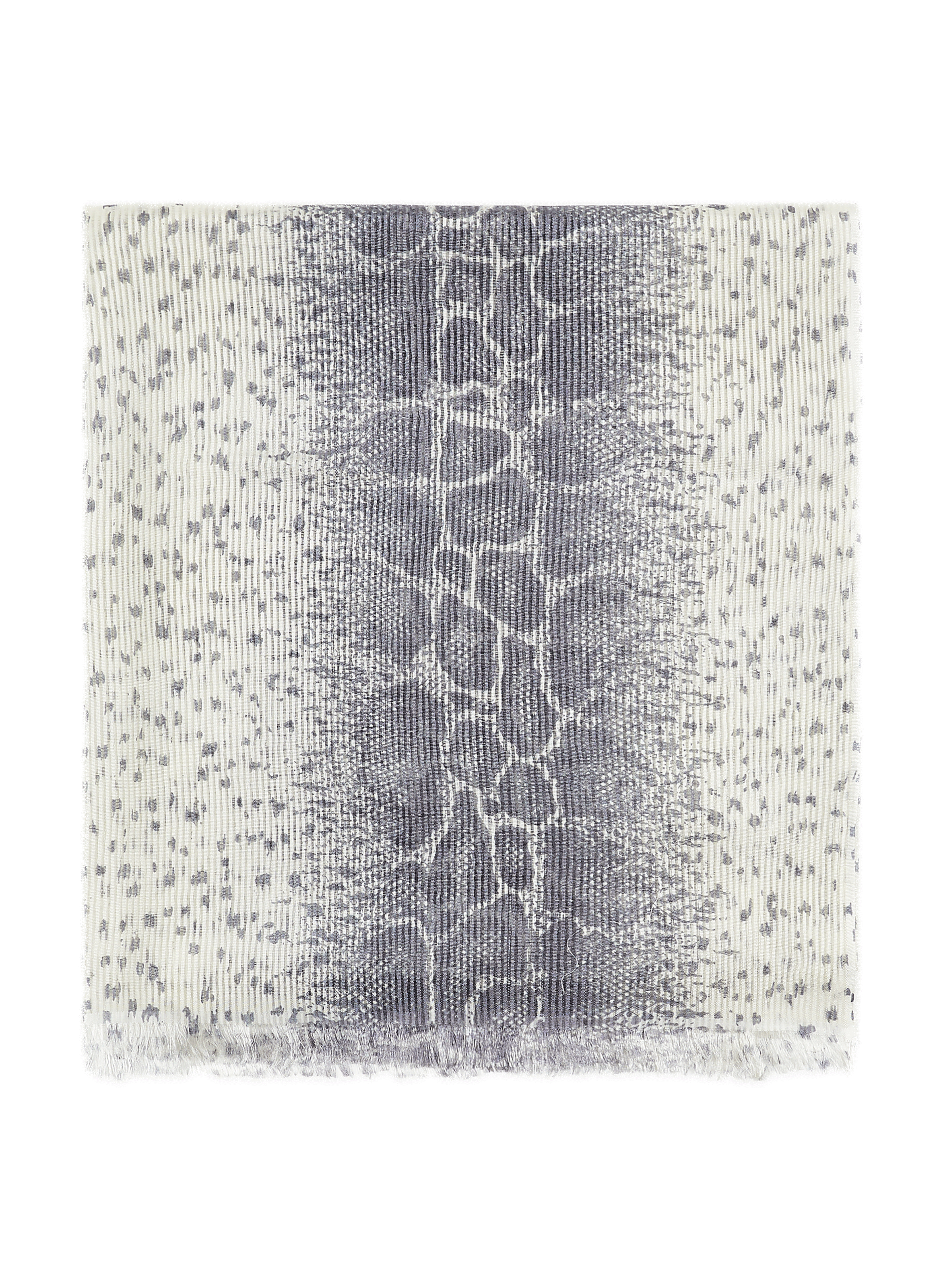 Foulard � imprim� en laine et soie SAISON 1865