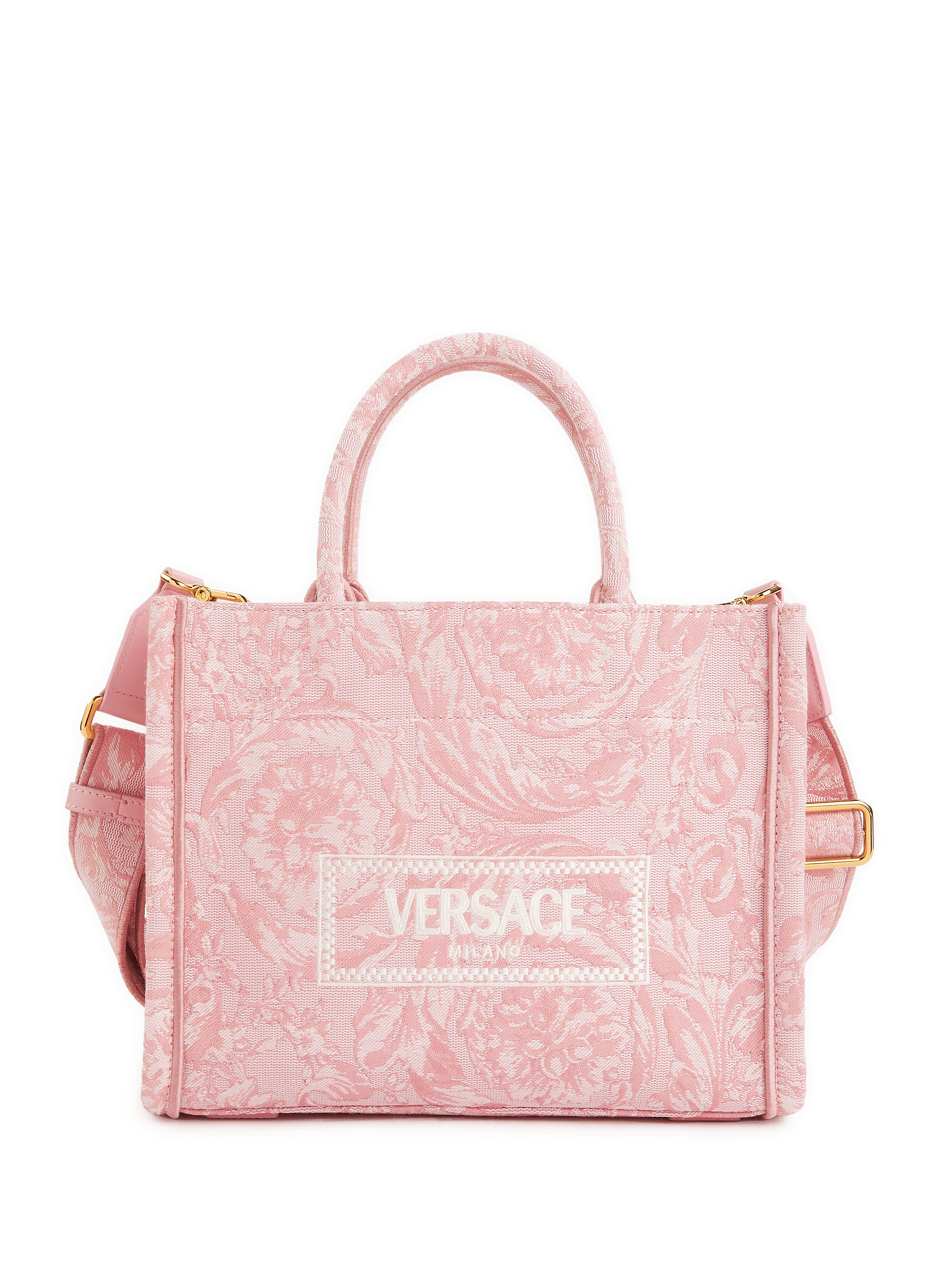 Shop VERSACE Women's Pink Bags | BUYMA
