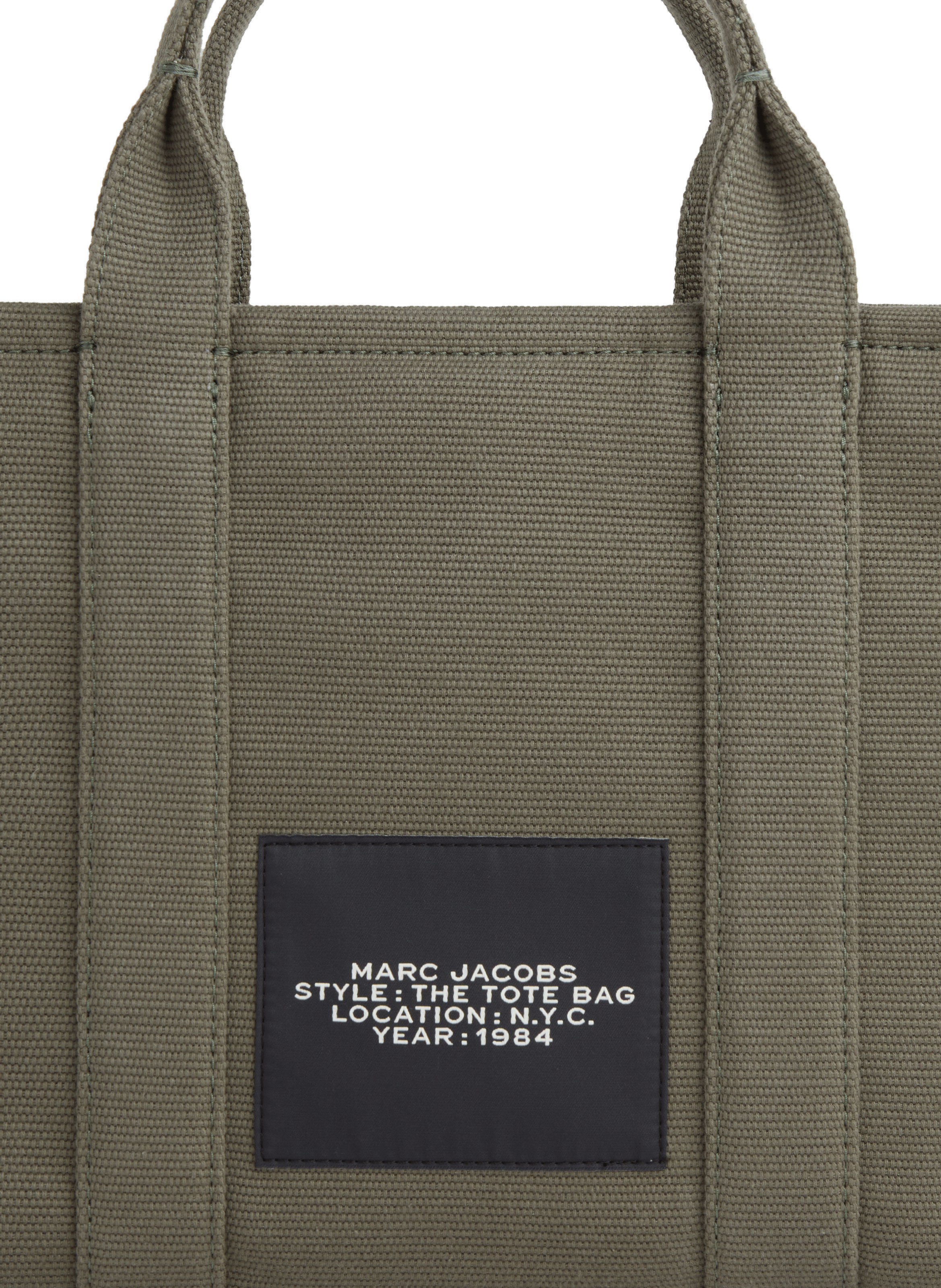 The Tote small canvas tote bag MARC JACOBS Green