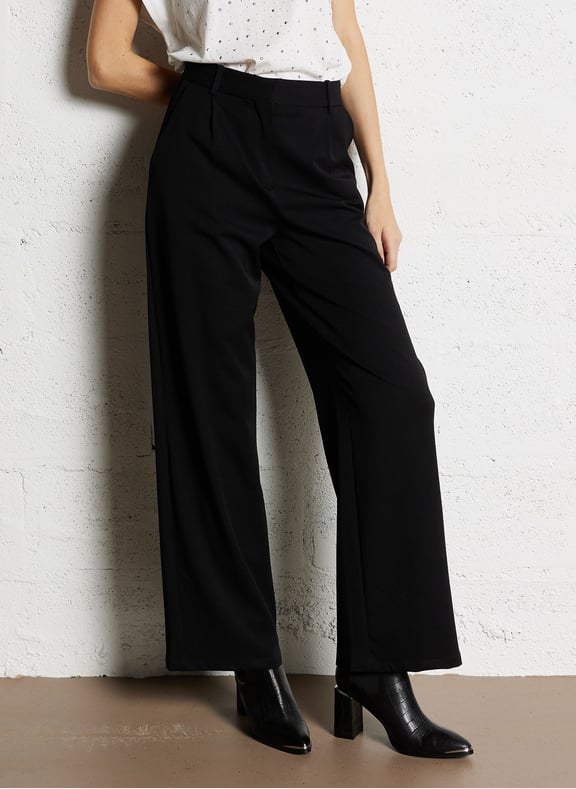 Pantalon large Noir by IKKS IKKS Pantalon large Noir