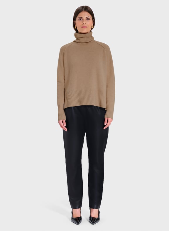 Pull camel ample - nefeli Marron by ZAPA ZAPA Pull camel ample - nefeli Marron