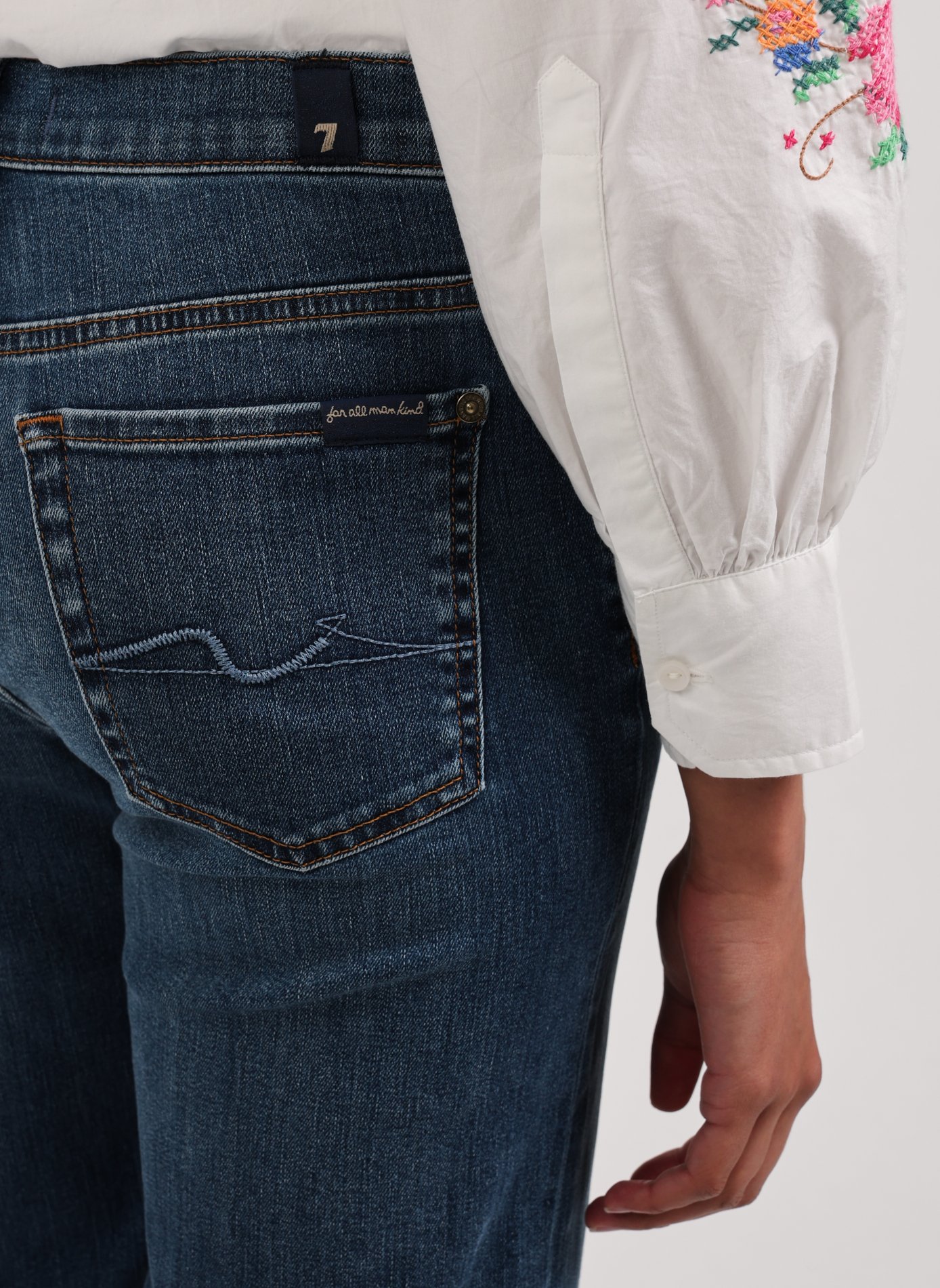 Jean flare Modern Dojo  7 FOR ALL MANKIND Bleu