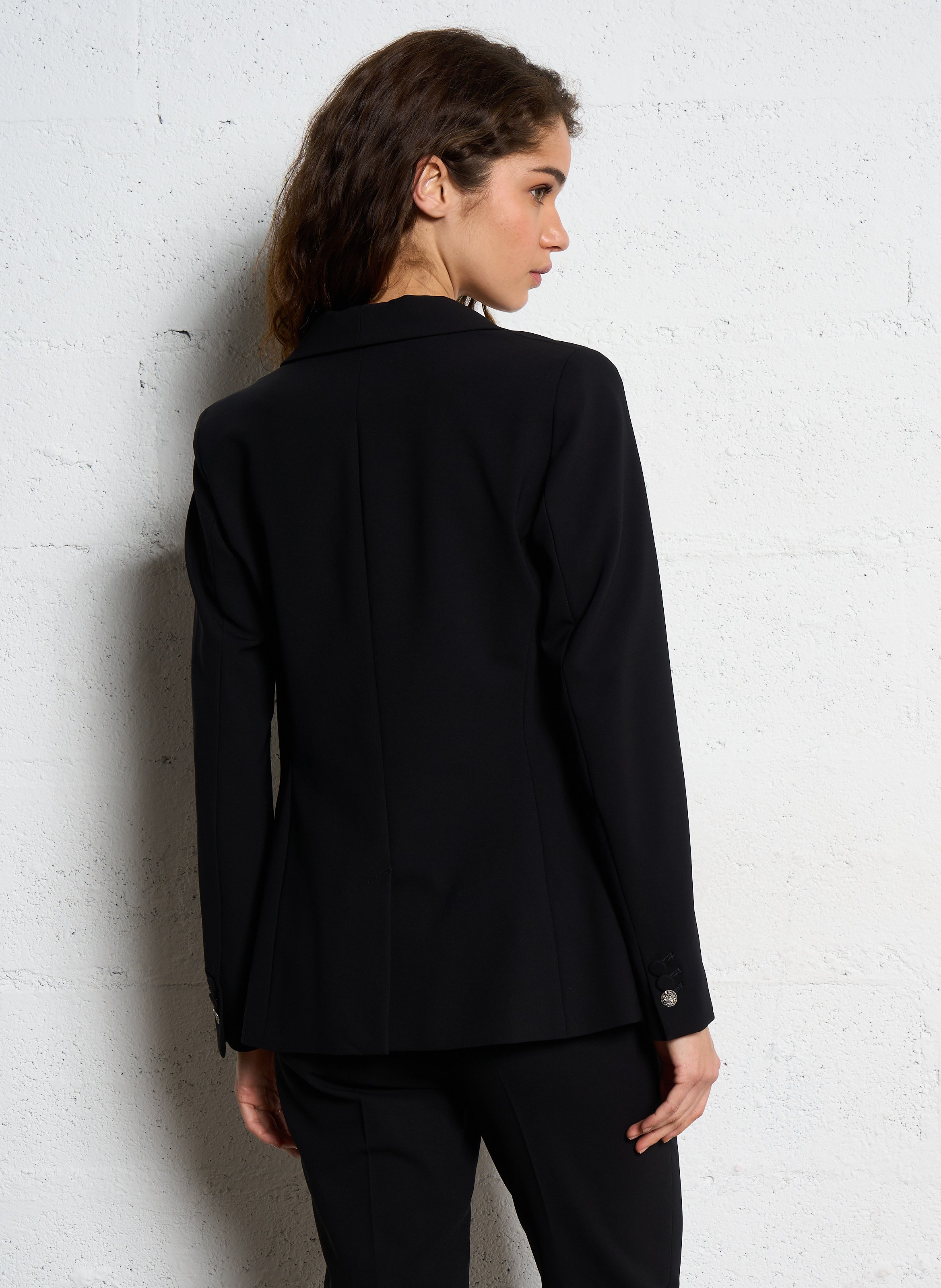 Veste col tailleur reine MAISON 123 Noir