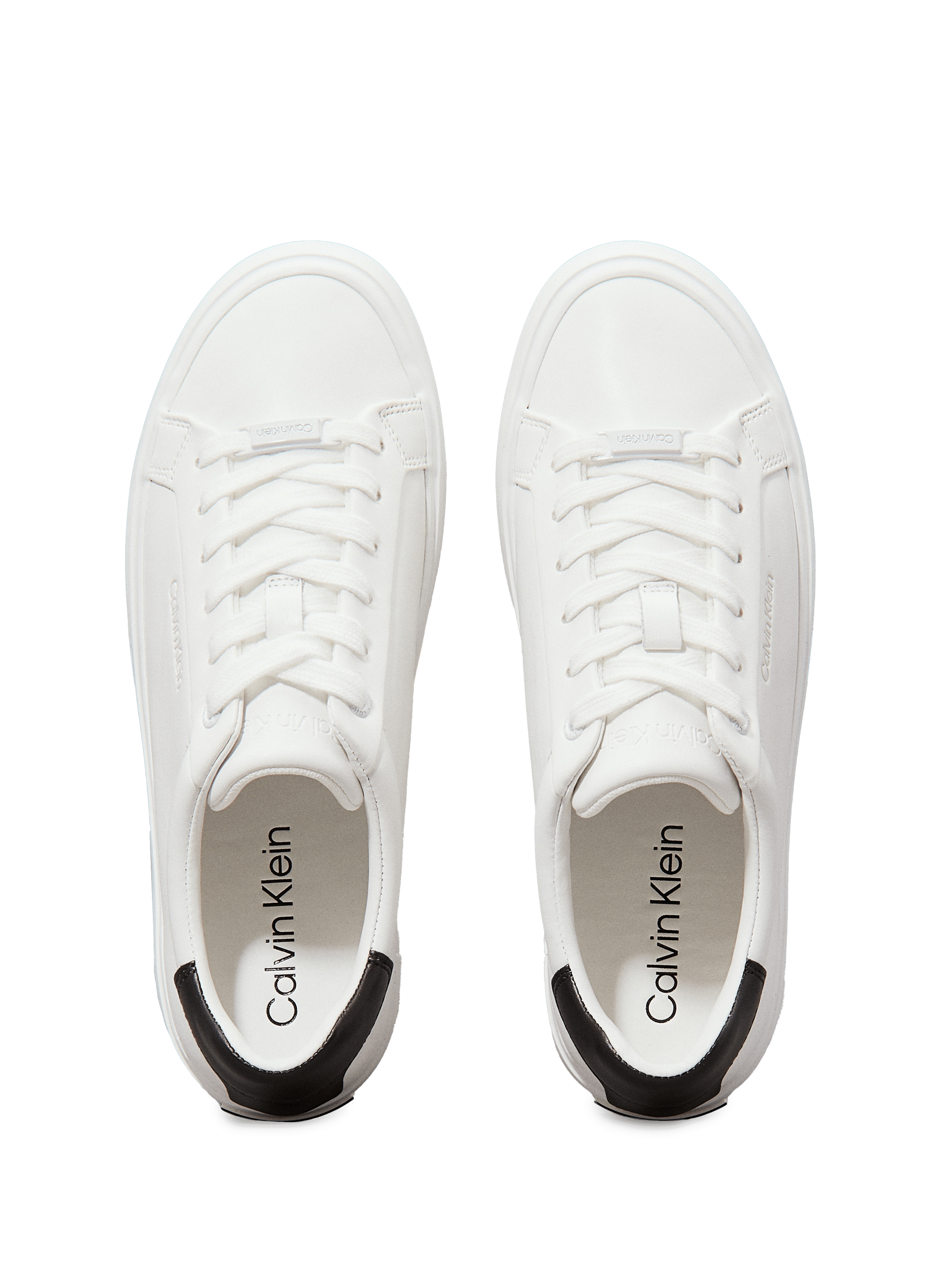 Baskets en cuir CALVIN KLEIN Blanc