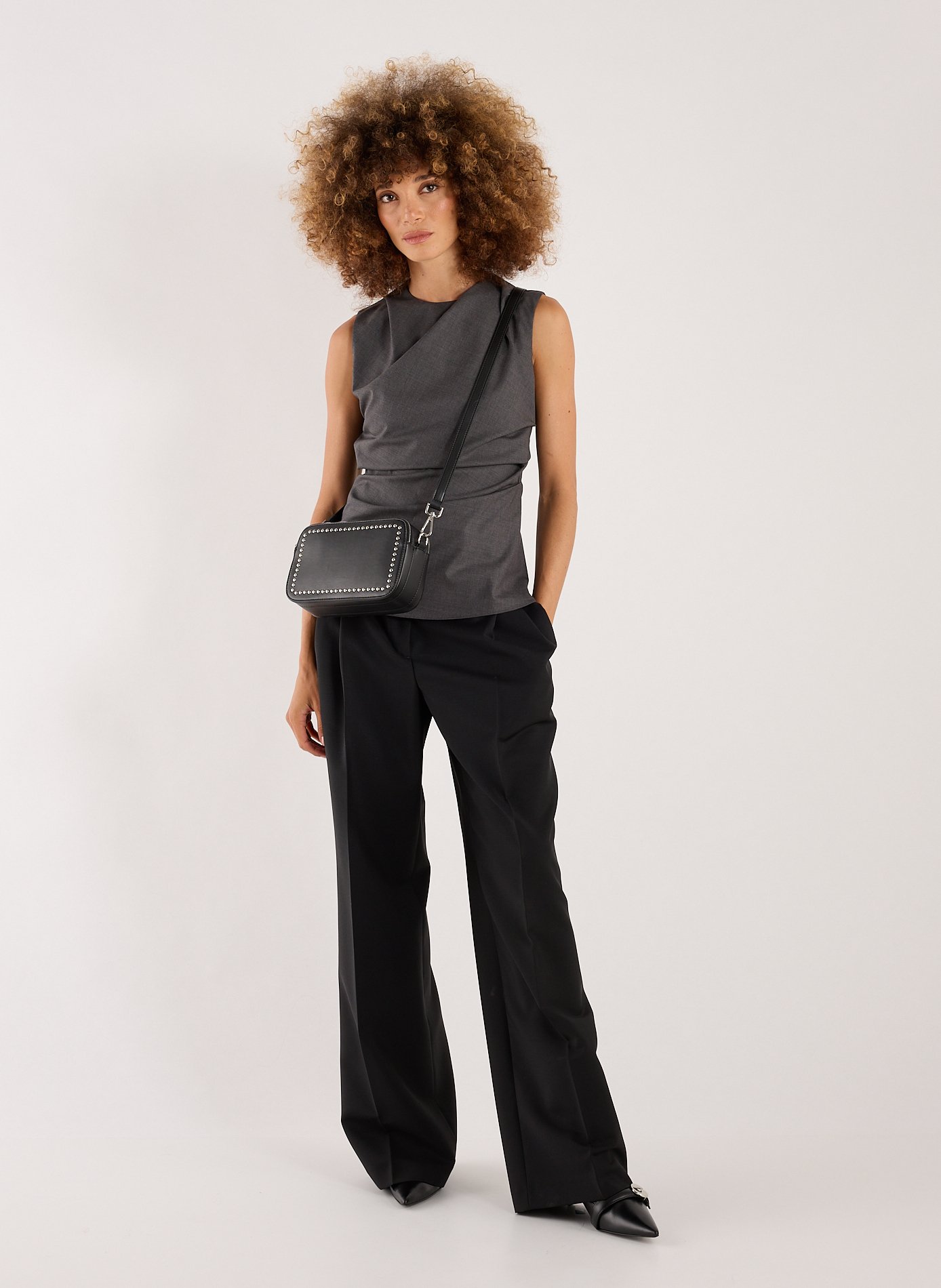 Shoulder bag AU PRINTEMPS PARIS Black