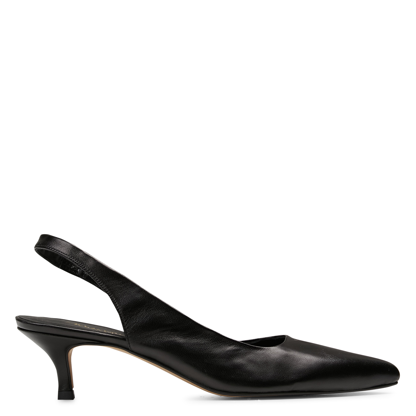 Escarpins pointus à bride en cuir vadim MAISON 123 Noir