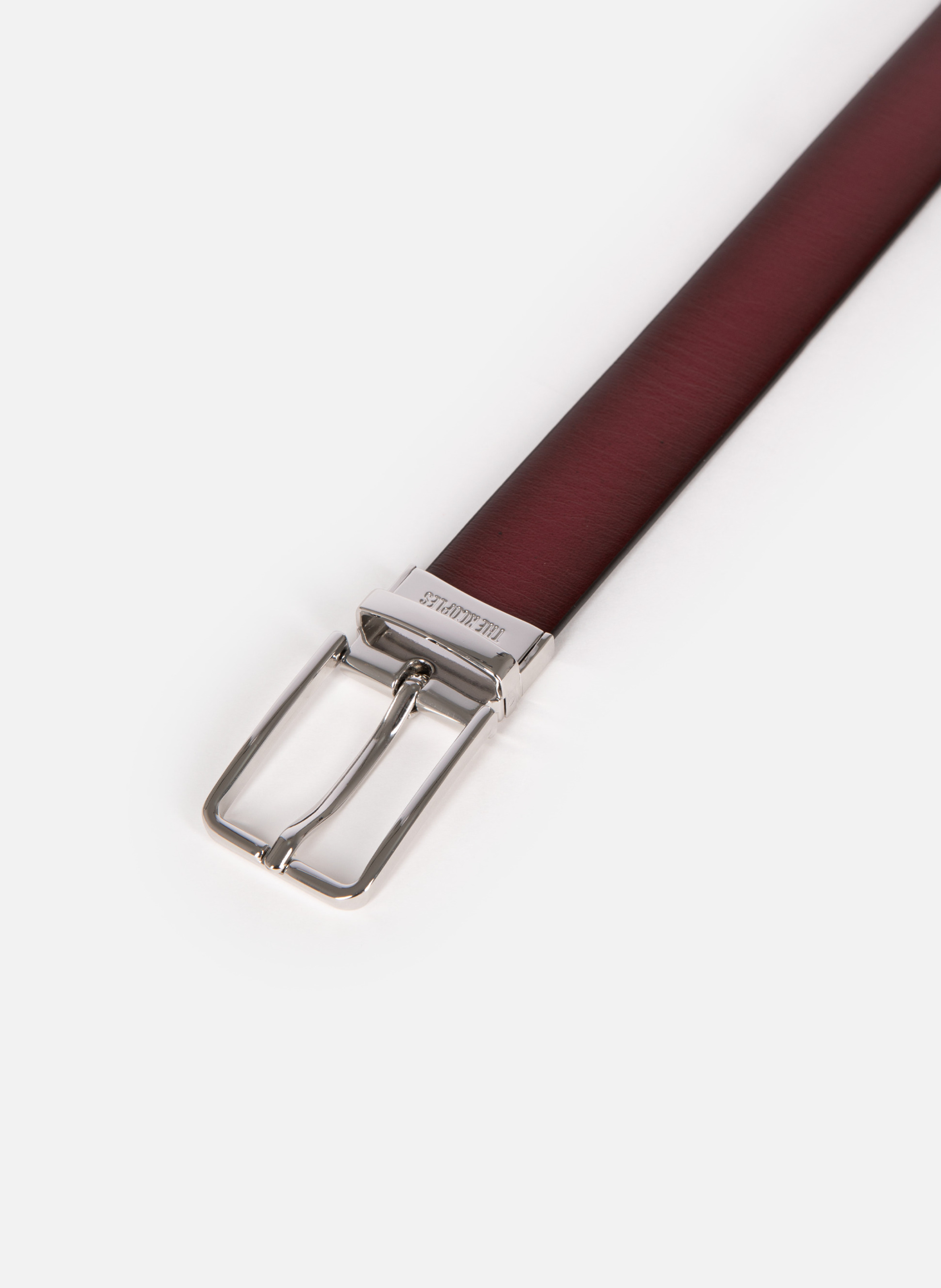 Ceinture réversible en cuir bicolore THE KOOPLES Noir