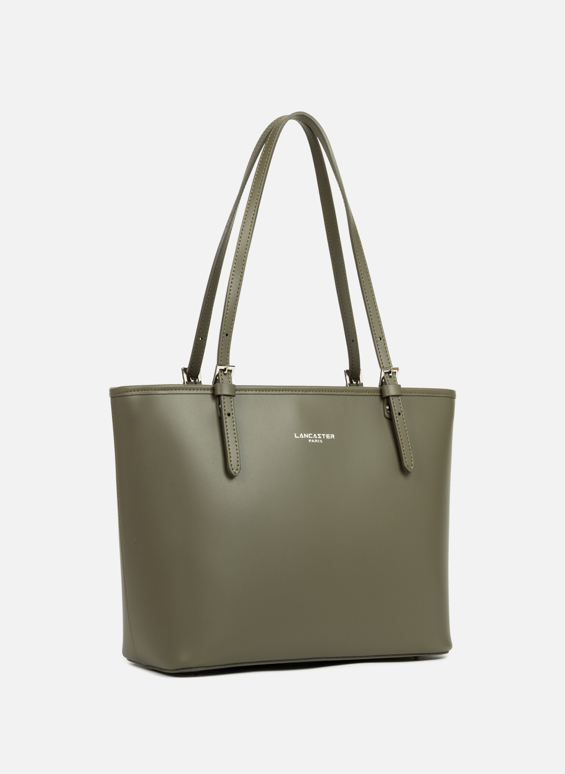 M tote bag - Smooth LANCASTER Khaki