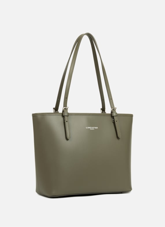 Sac cabas épaule - smooth | Kaki by LANCASTER Sac cabas épaule - smooth Kaki