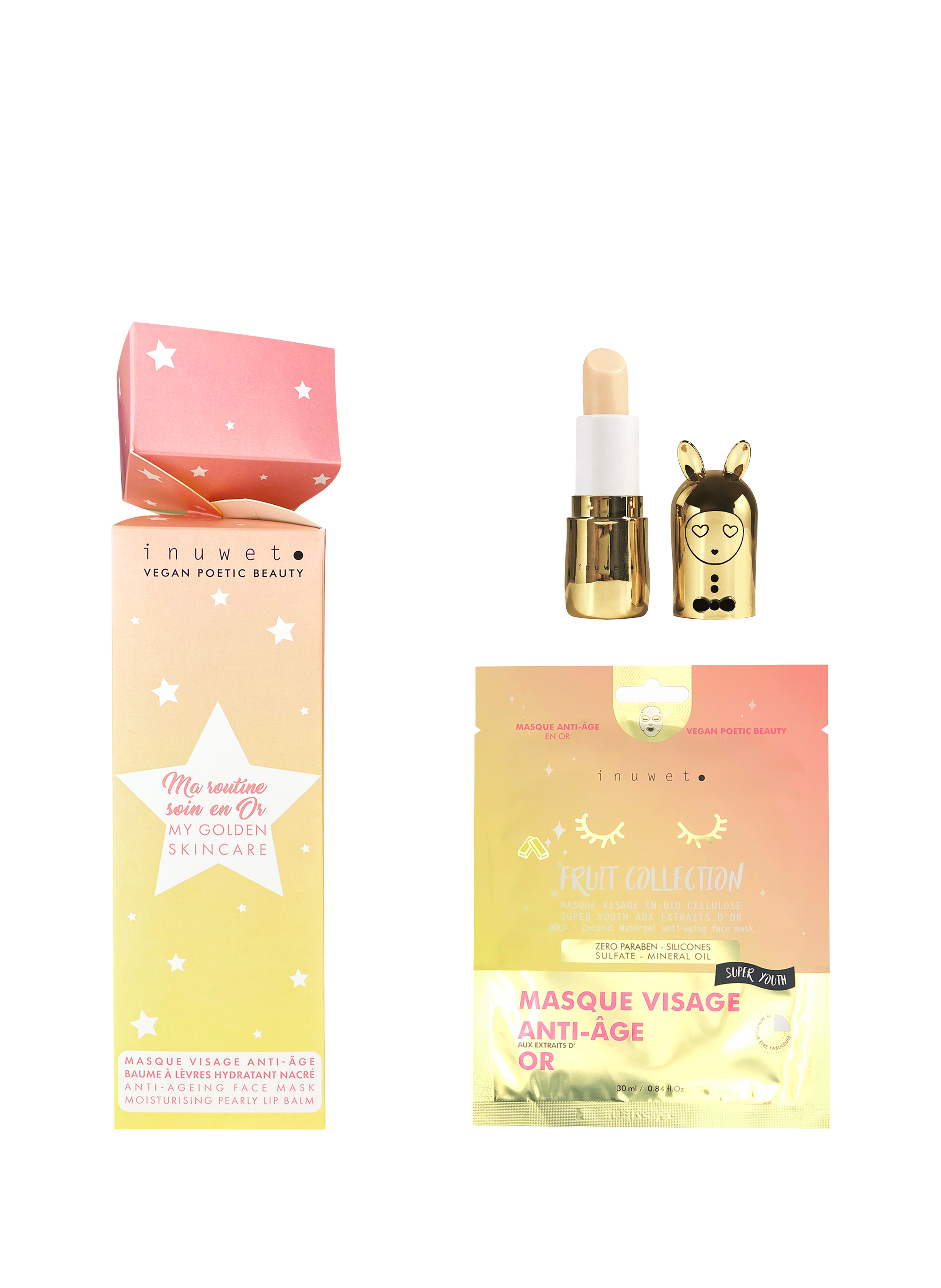 Cracker Ma Routine Soin en Or INUWET No color