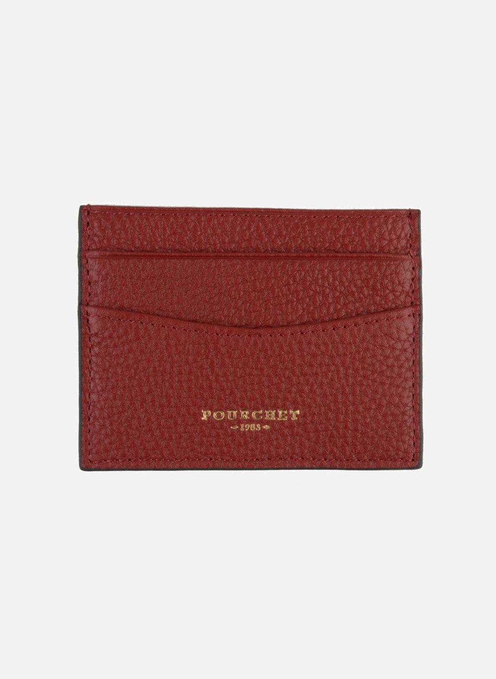 Club - porte-cartes POURCHET Rouge