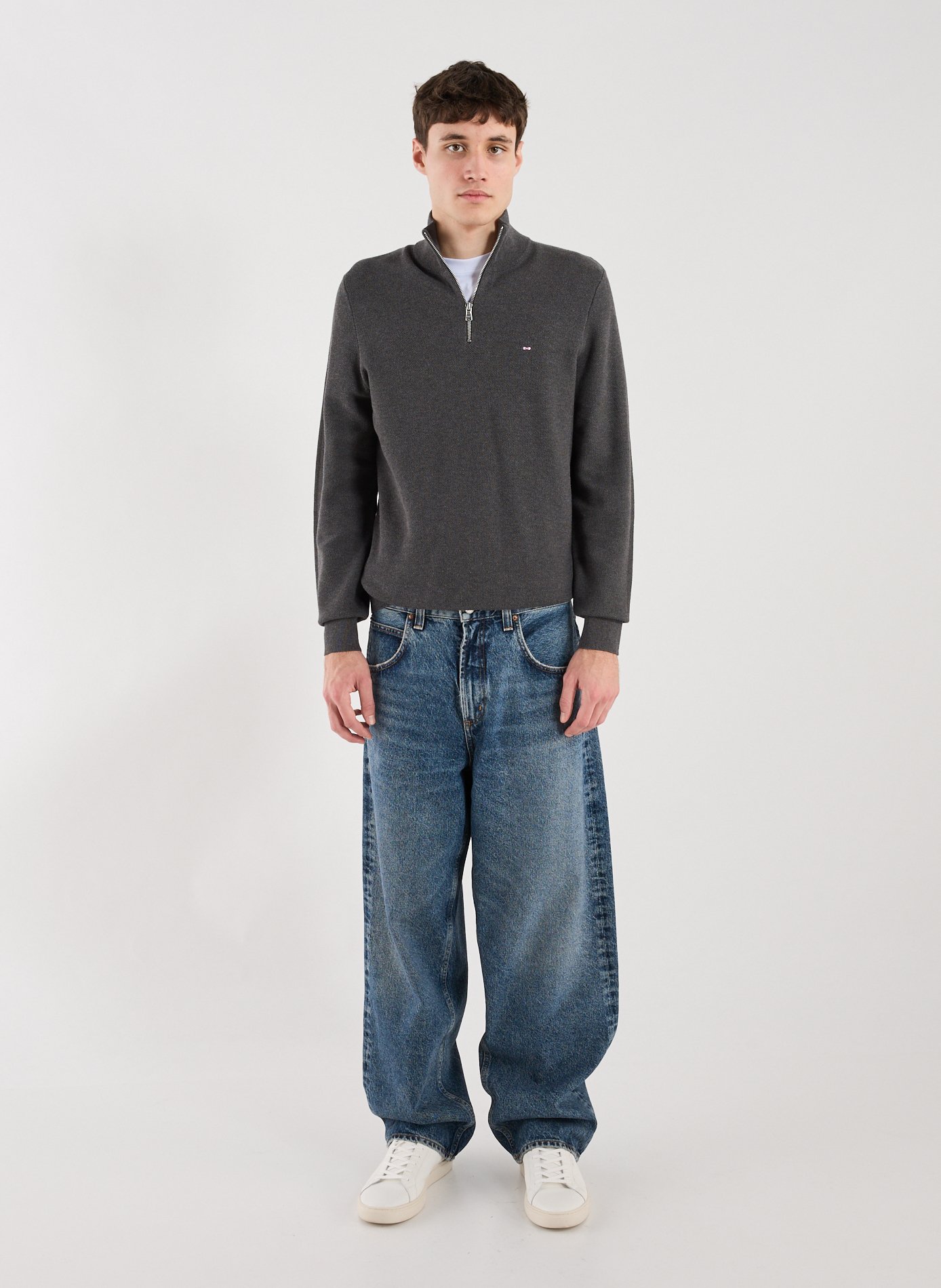 Cotton jumper EDEN PARK Grey