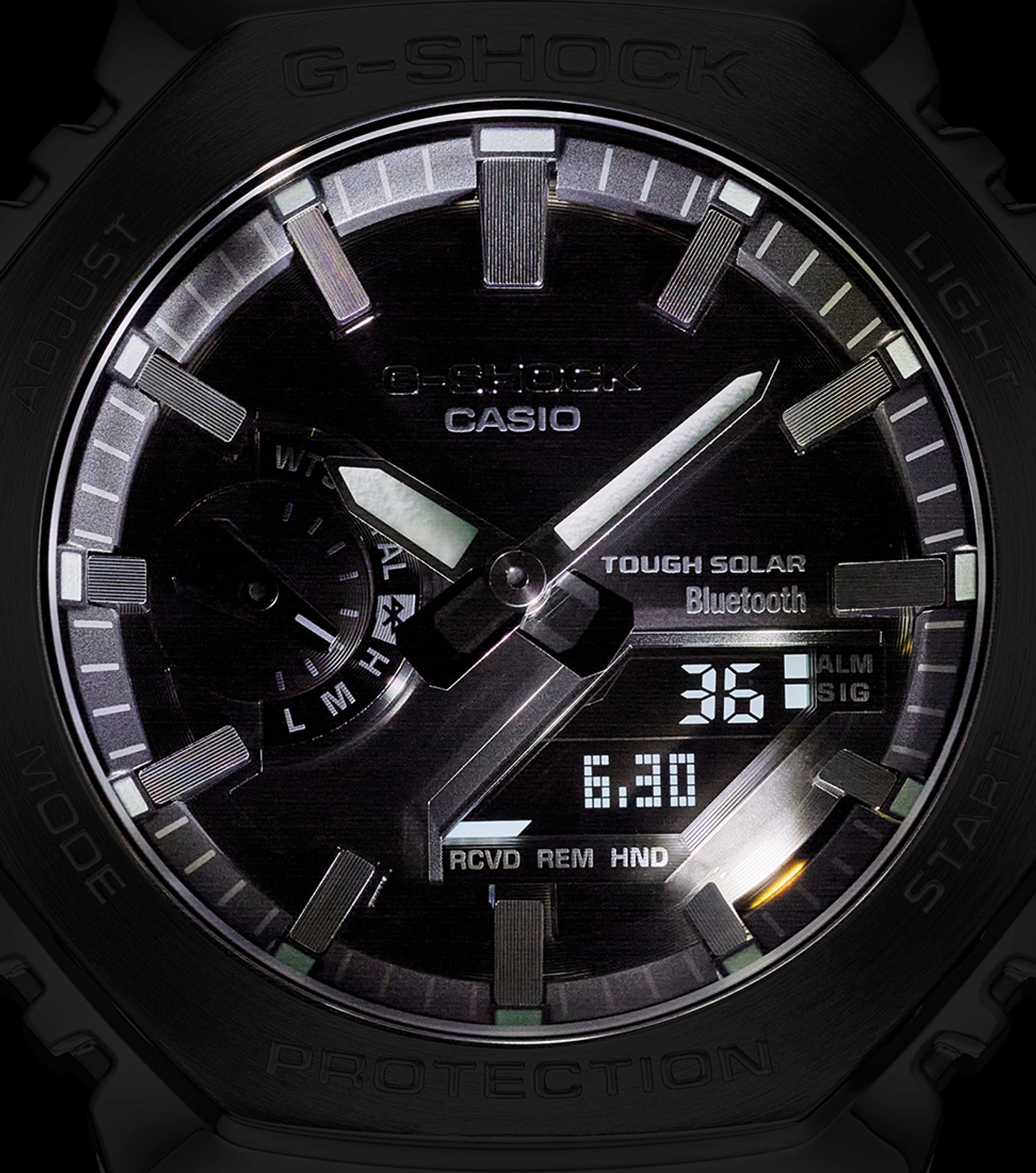 Montre quartz en acier CASIO Argent