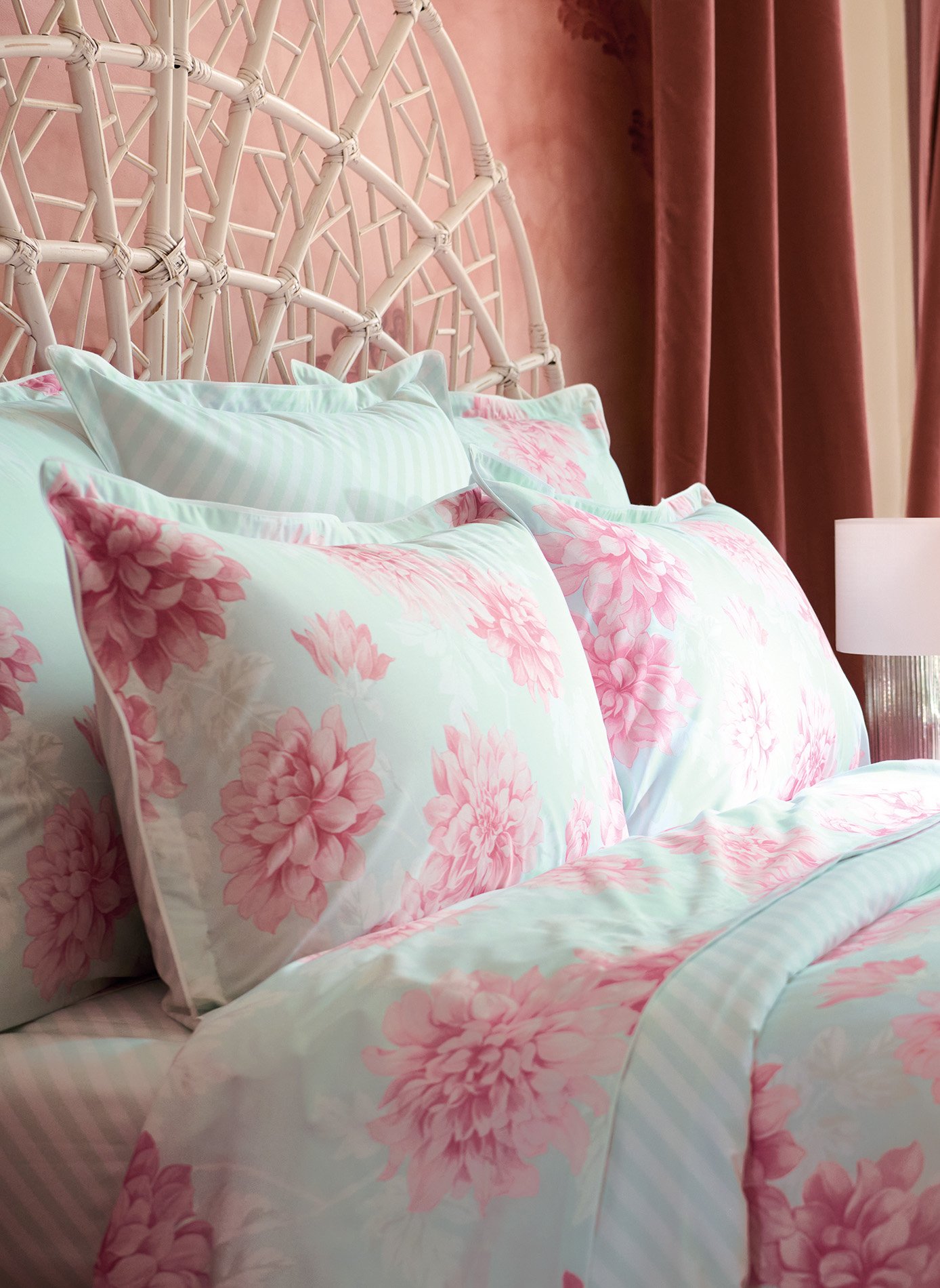 HOUSSE DE COUETTE Cocktail ANNE DE SOLENE Bleu