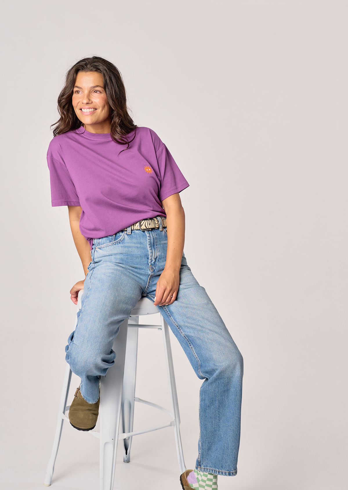 Ceinture en cuir fantaisie BILLYBELT Beige