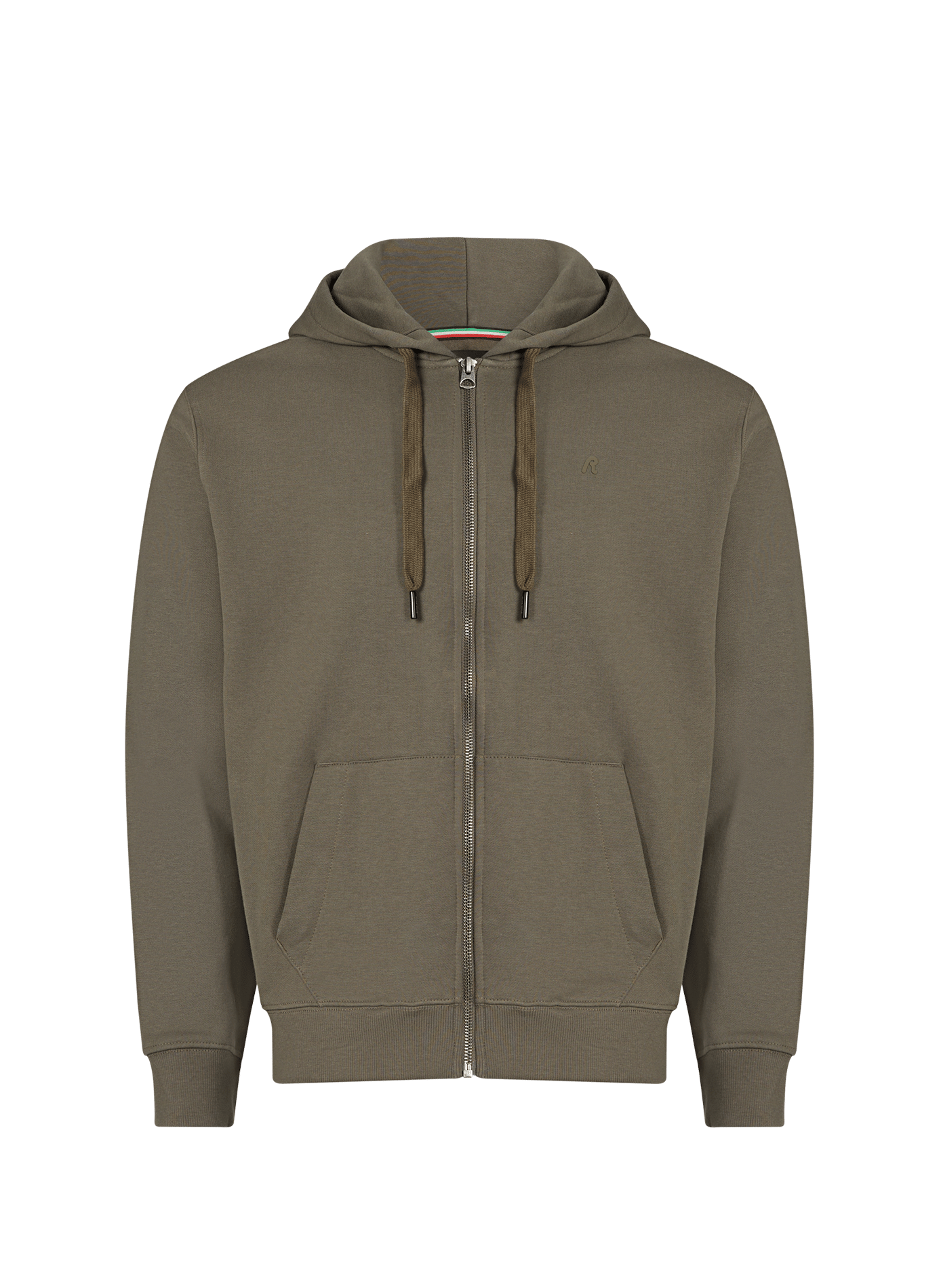 Hoodie en coton mélangé REPLAY Vert