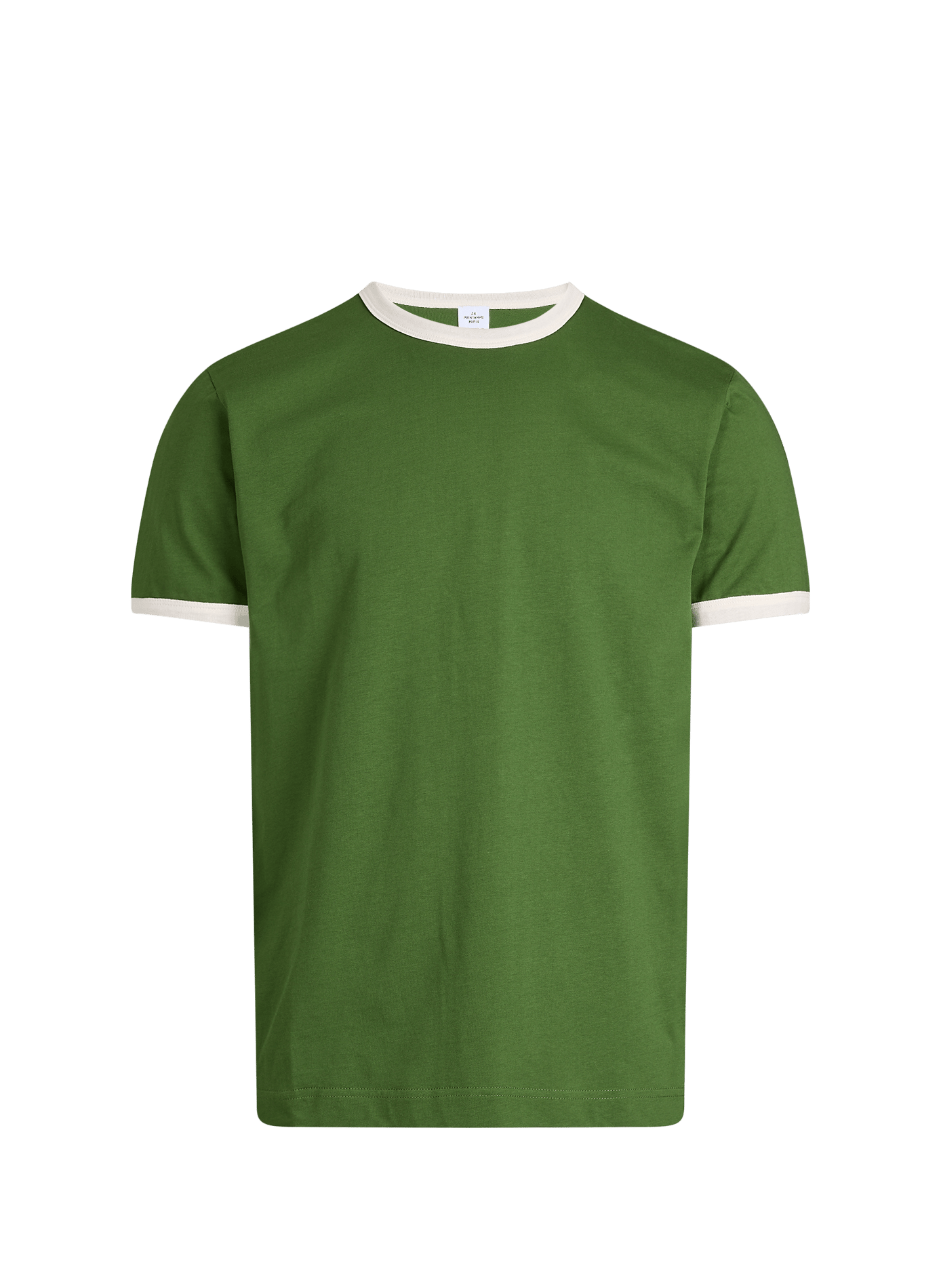 Classic Cotton T-Shirt AU PRINTEMPS PARIS Green