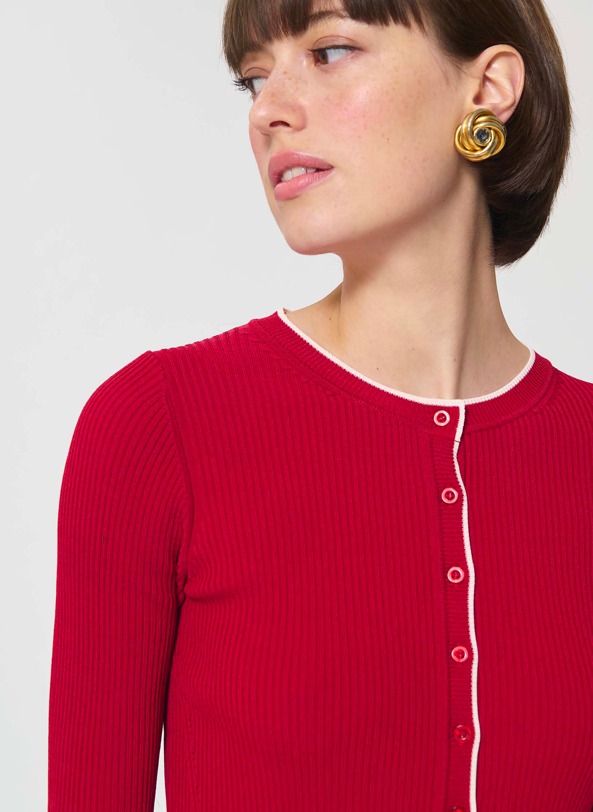 Gilet gipsy TARA JARMON Rouge