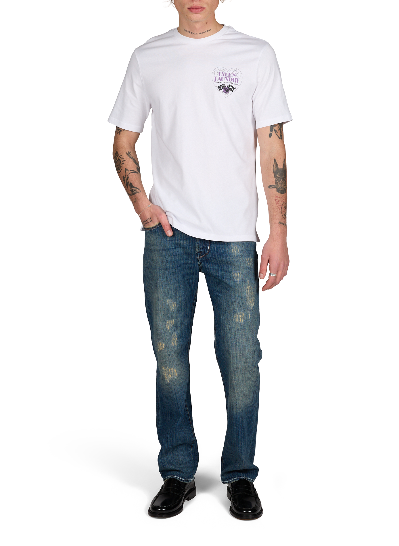 Cotton Logo T-shirt LYLE & SCOTT White