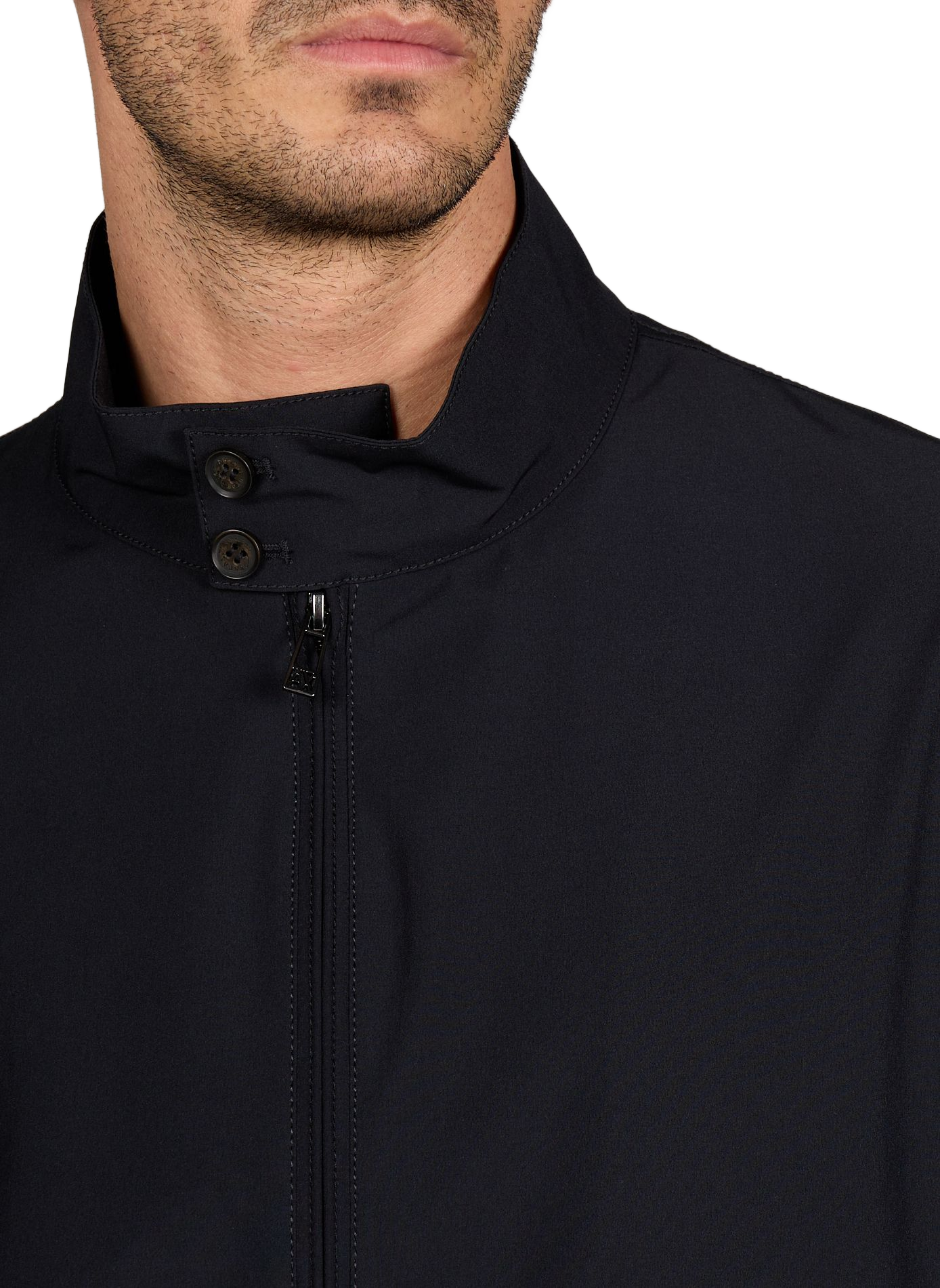 Blouson droit à col montant ARMANI EXCHANGE Bleu