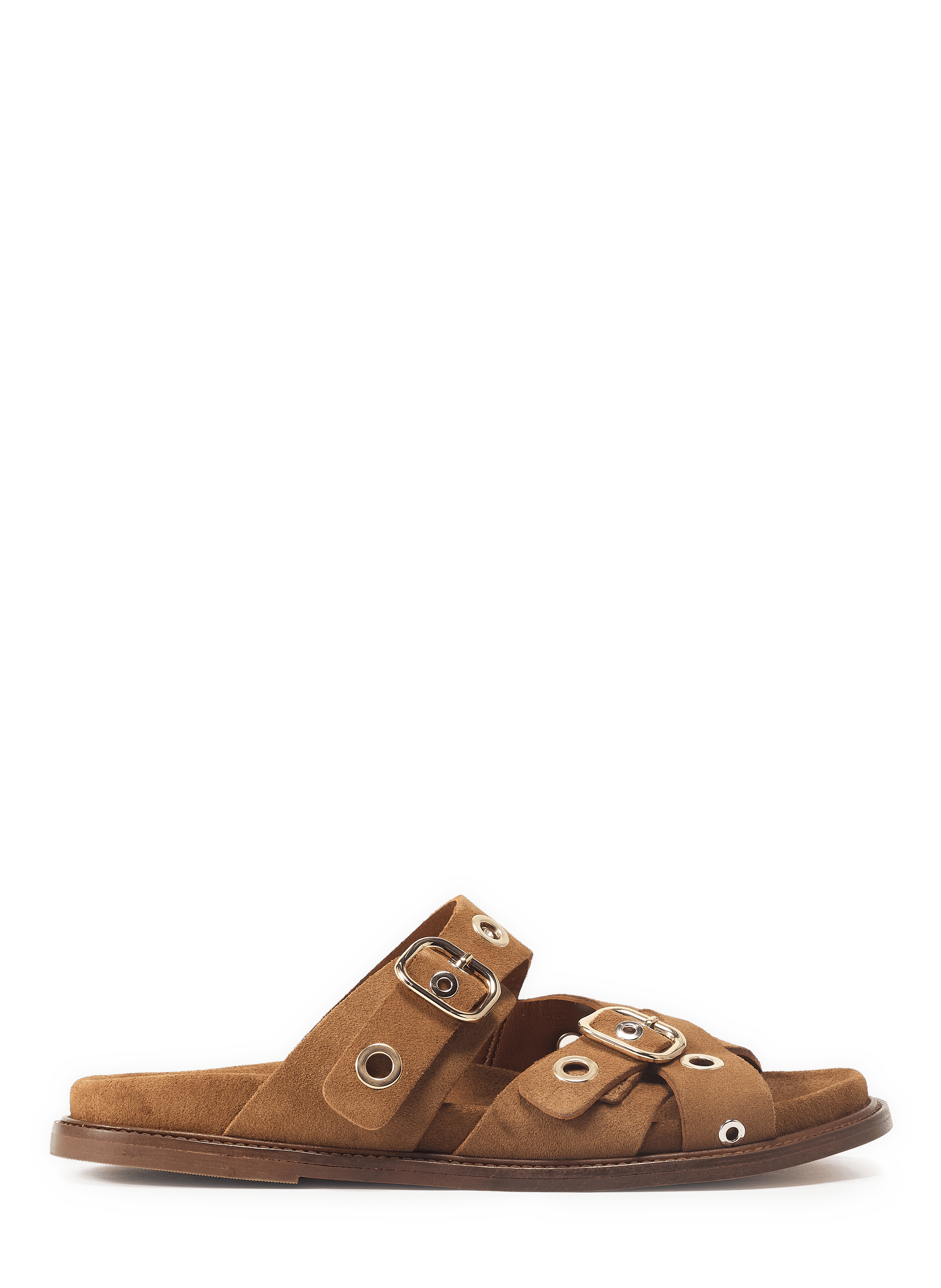 Sandales Karine en cuir MAISON TOUFET Marron