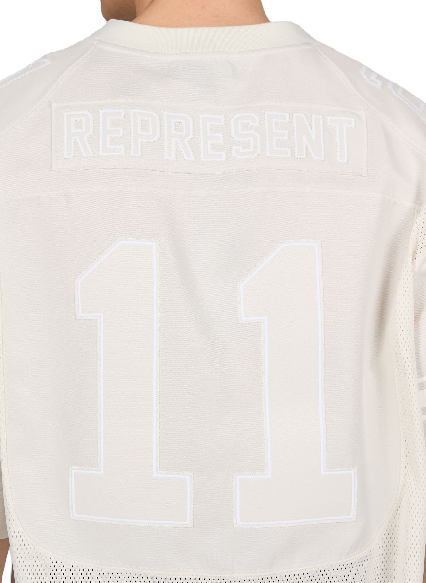 Doorschijnende sporttop REPRESENT Wit