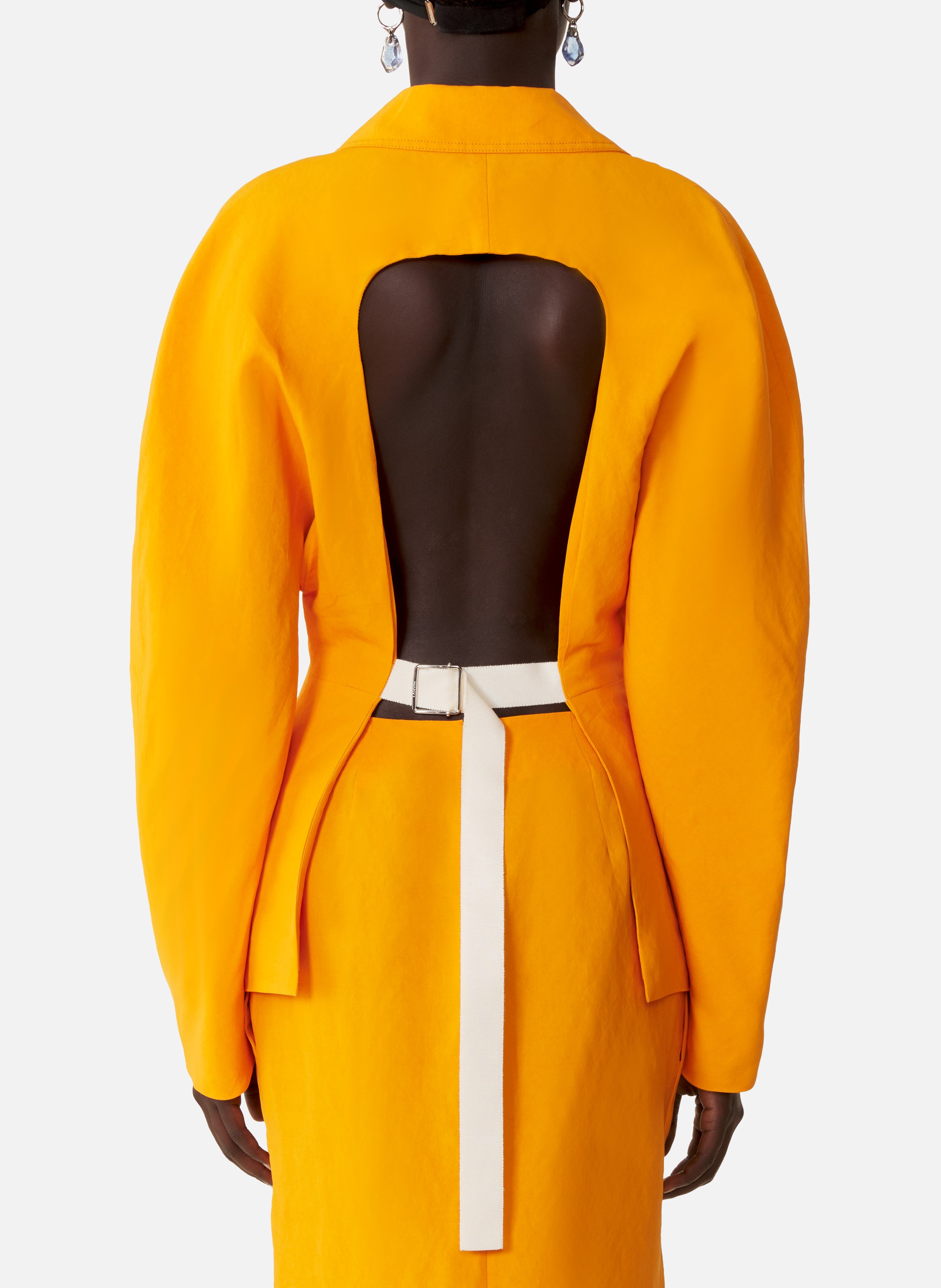 Veste dos nu en papier LANVIN Orange