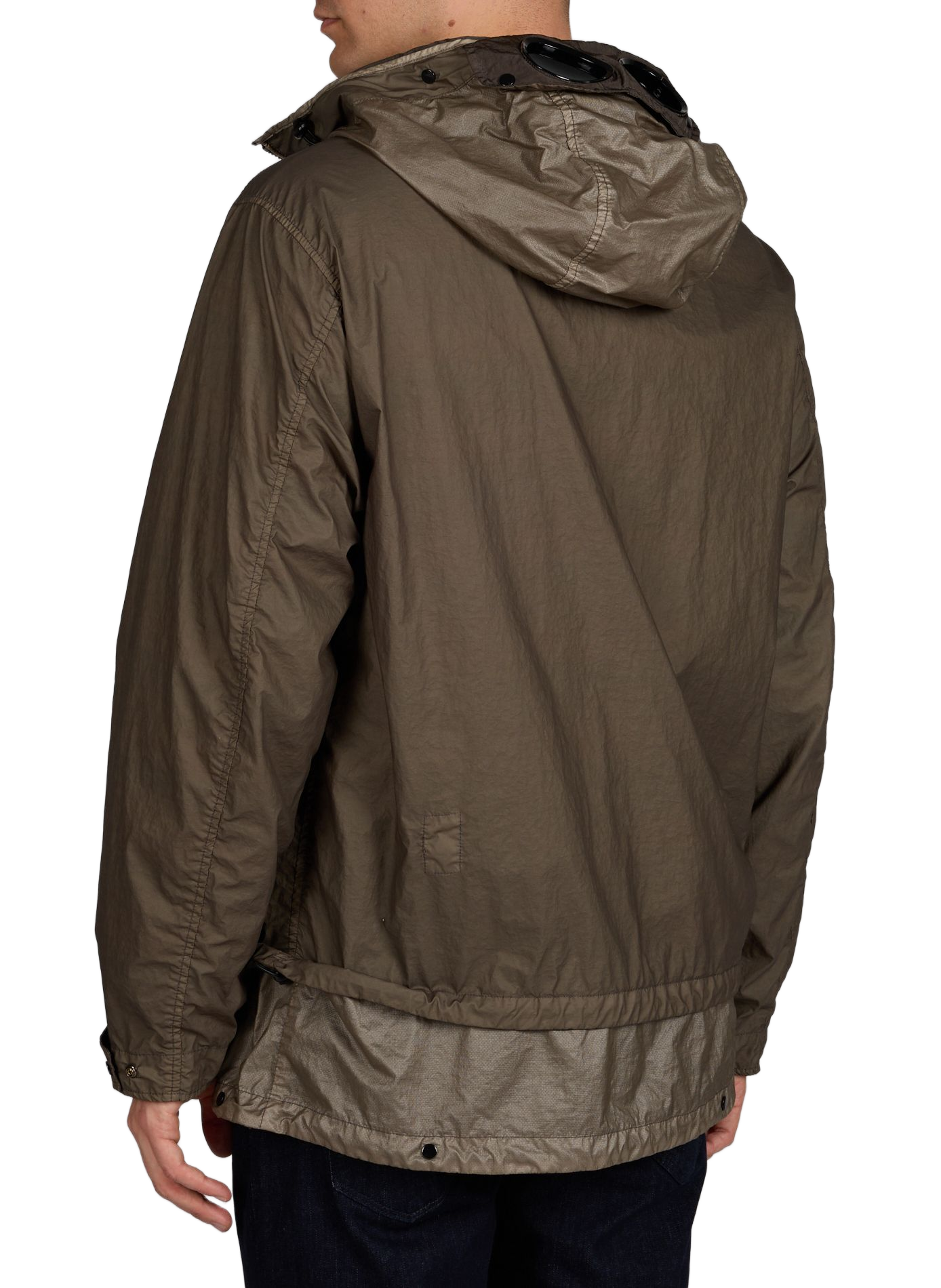 Veste Bi-TM Mixed Goggle à capuche CP COMPANY Gris