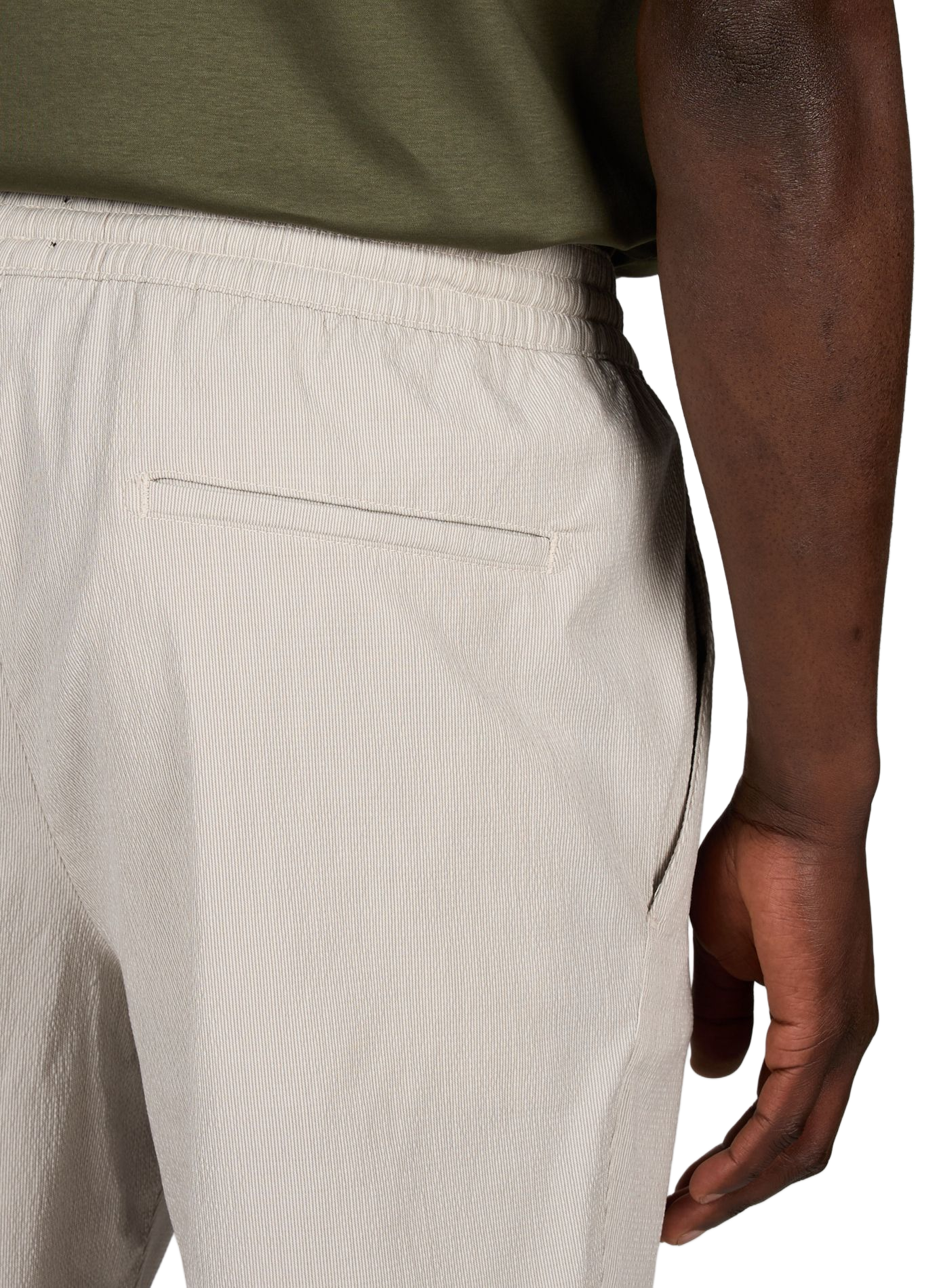 Kurzes Regular-Streifenhemd STRELLSON Beige
