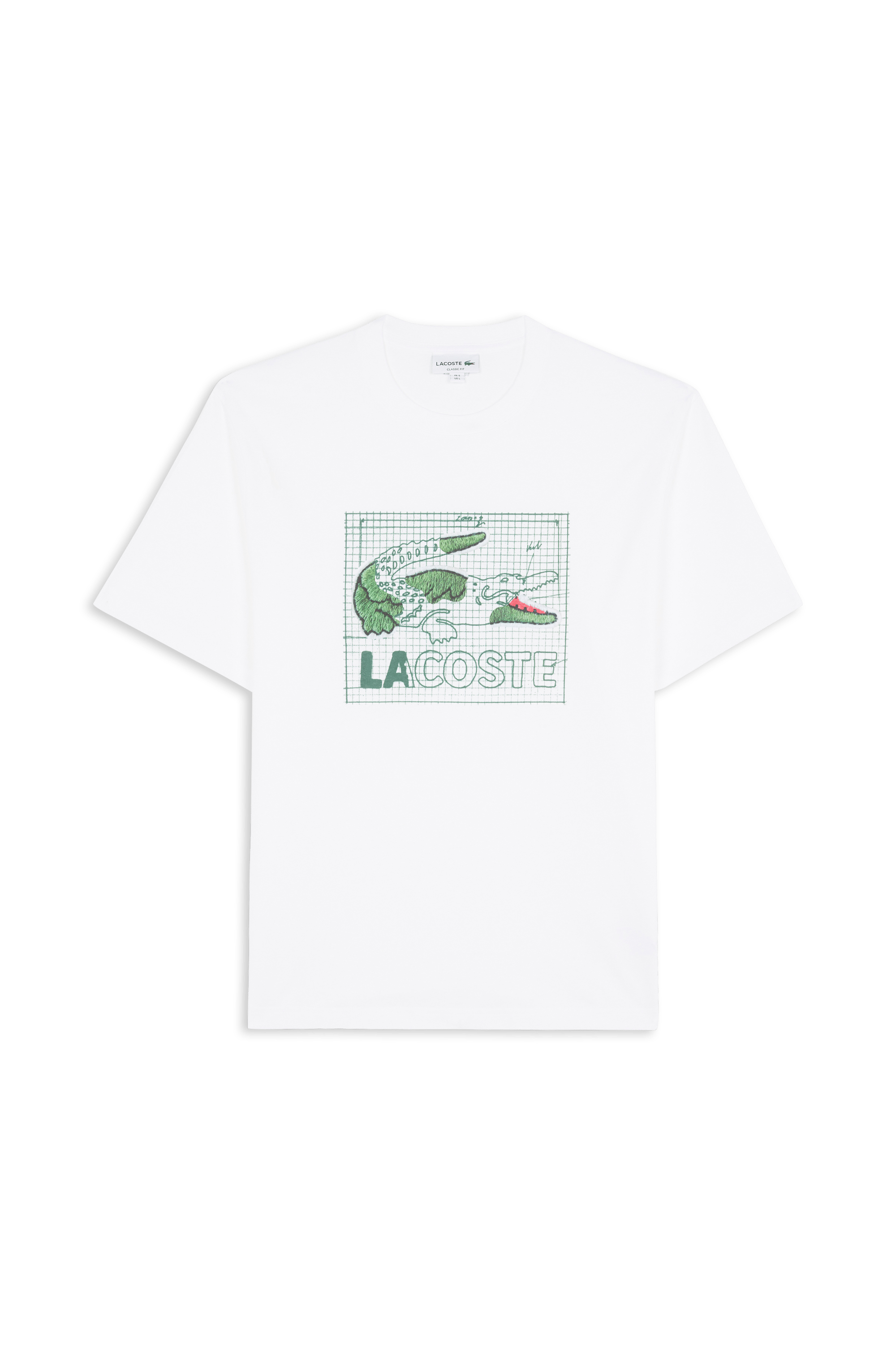 T-shirt tee-shirt LACOSTE Blanc