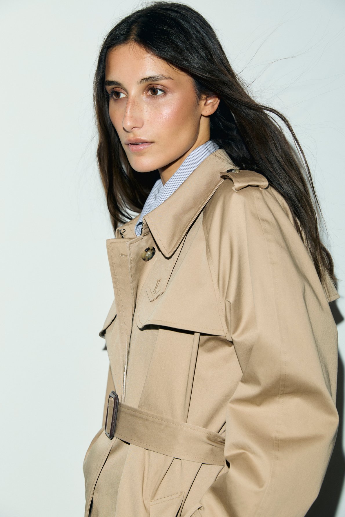 Trench court en coton - vania GERARD DAREL Beige