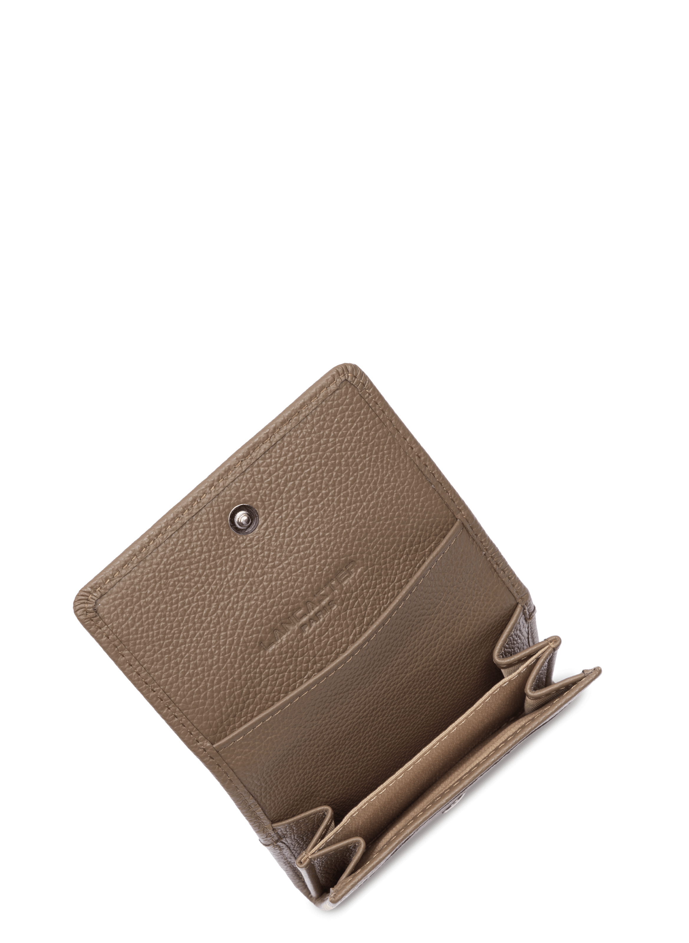 Porte-cartes - foulonné pm LANCASTER Marron