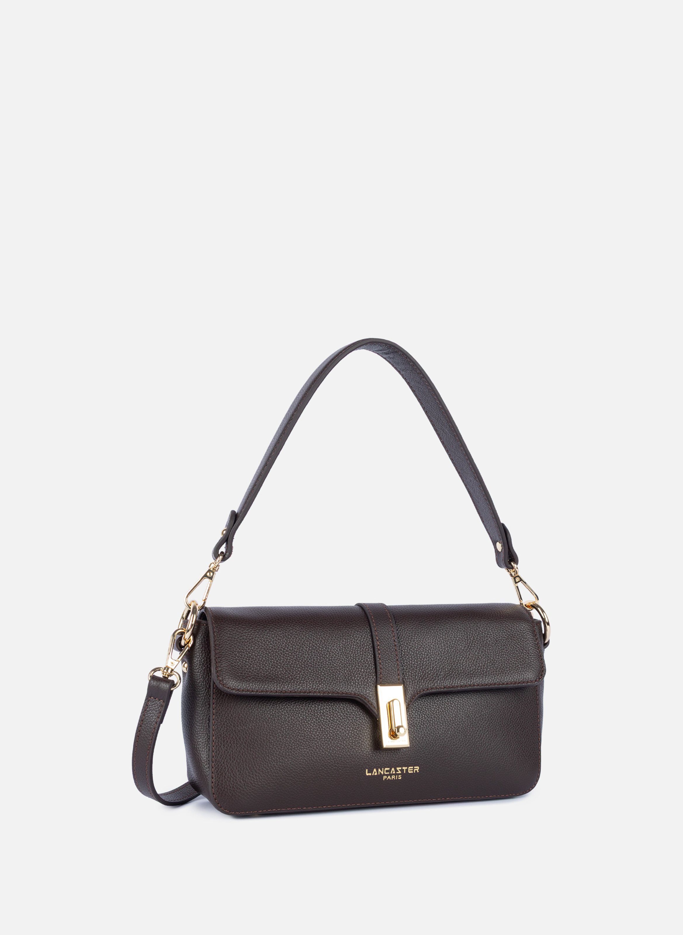 Sac rectangle - milano horizon LANCASTER Marron