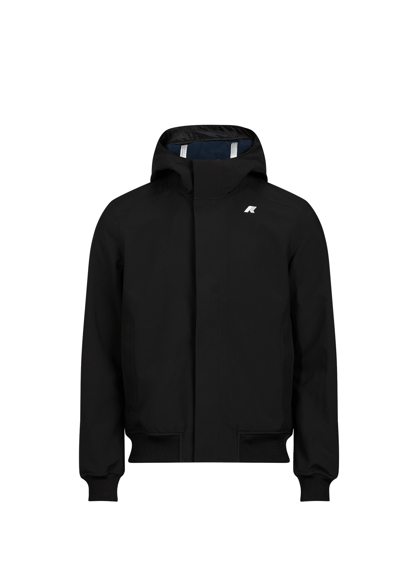 Parka met opstaande kraag K-WAY Zwart
