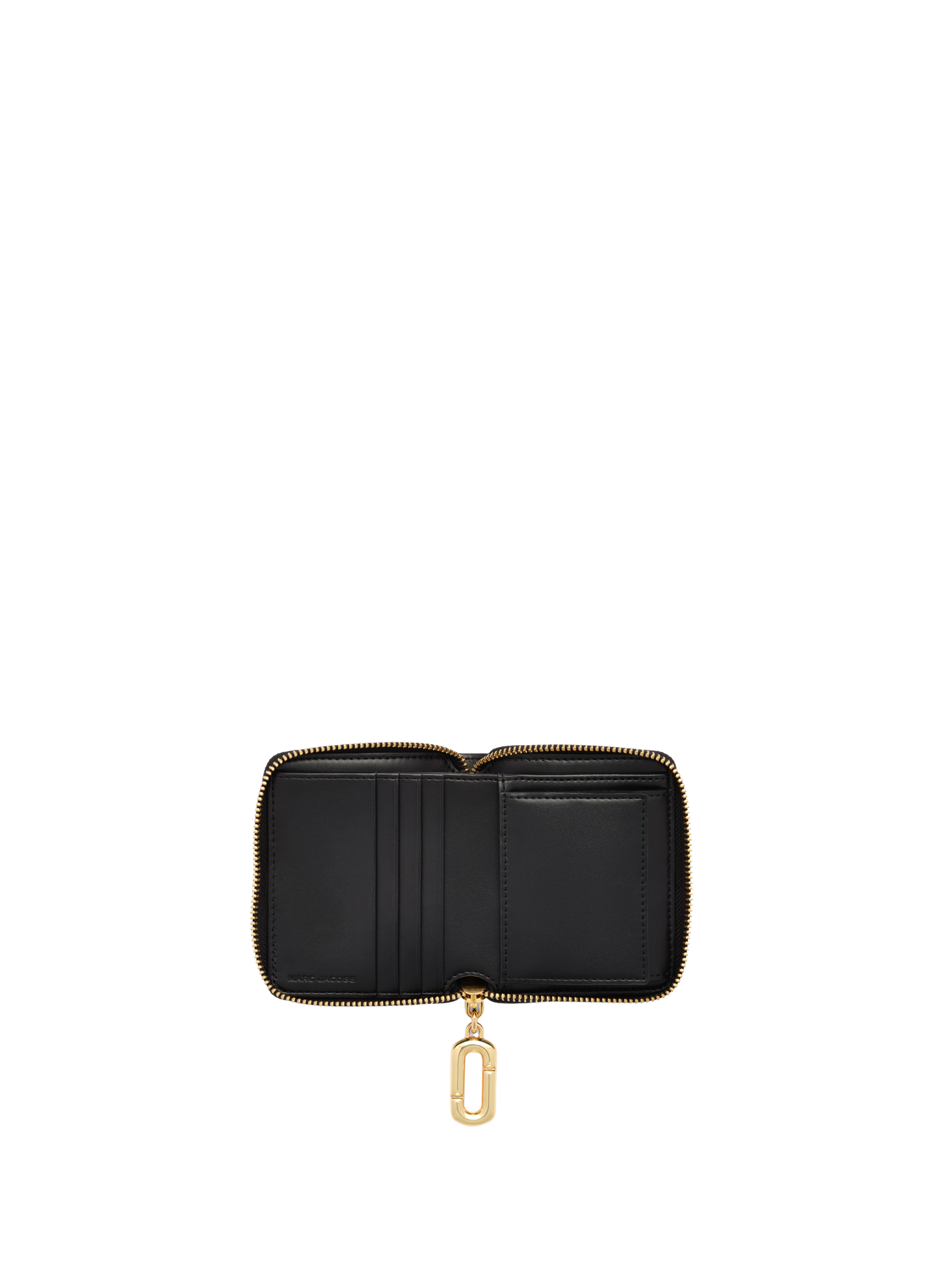 Brieftasche The Scene Slim Compact aus Leder MARC JACOBS Schwarz