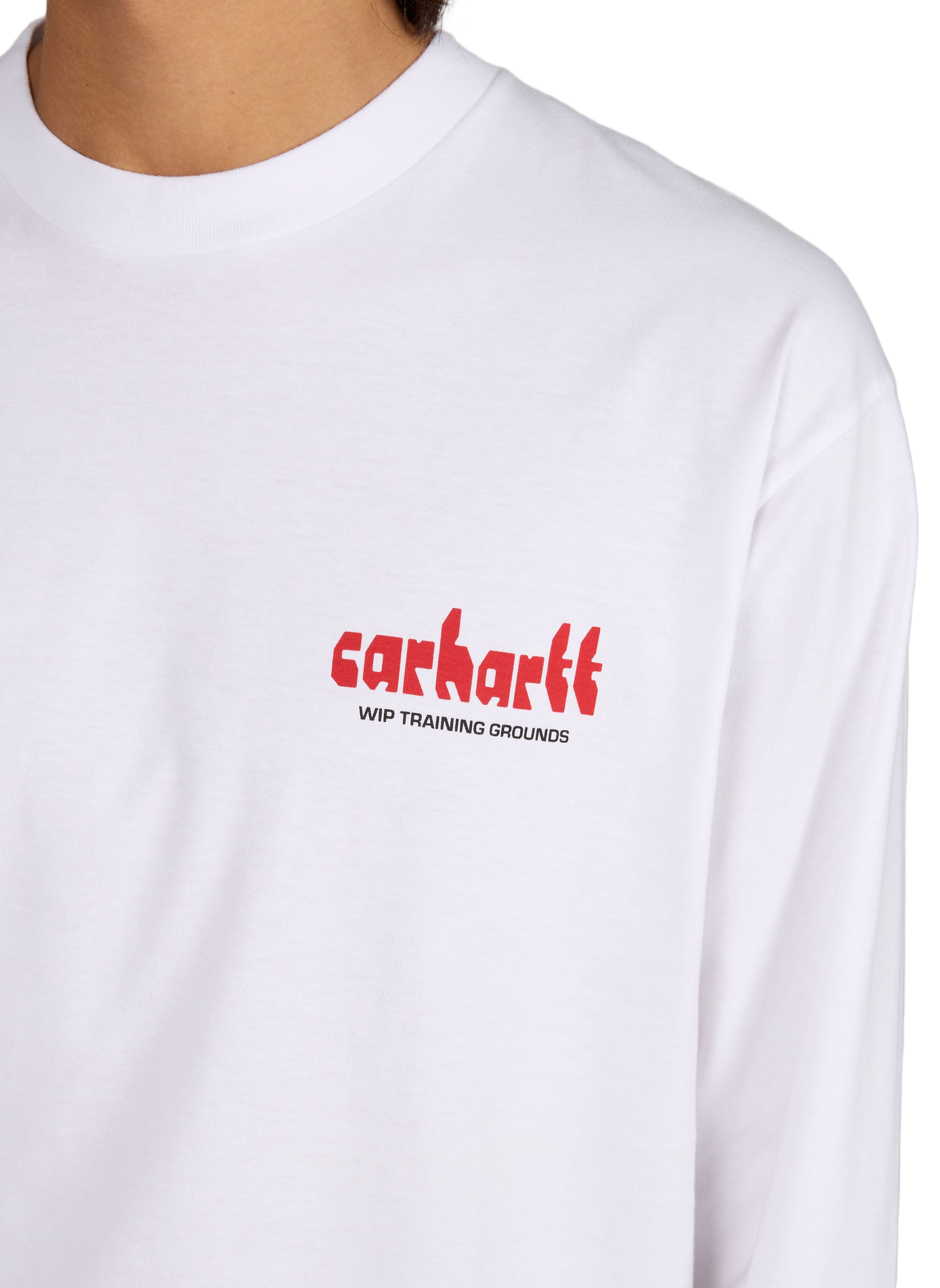 T-shirt ample col rond sérigraphié CARHARTT WIP Blanc
