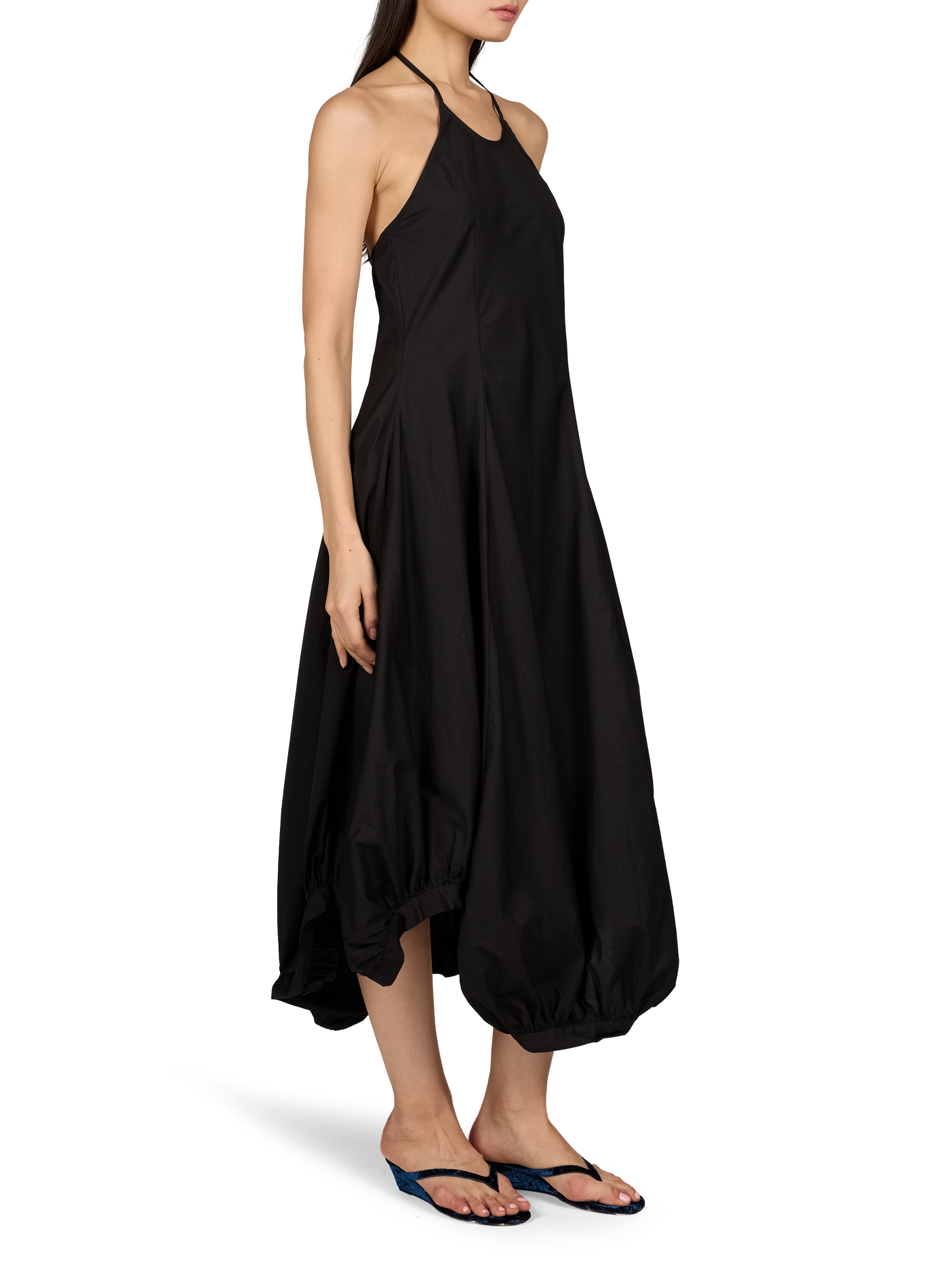 Cotton balloon dress GIMAGUAS Black