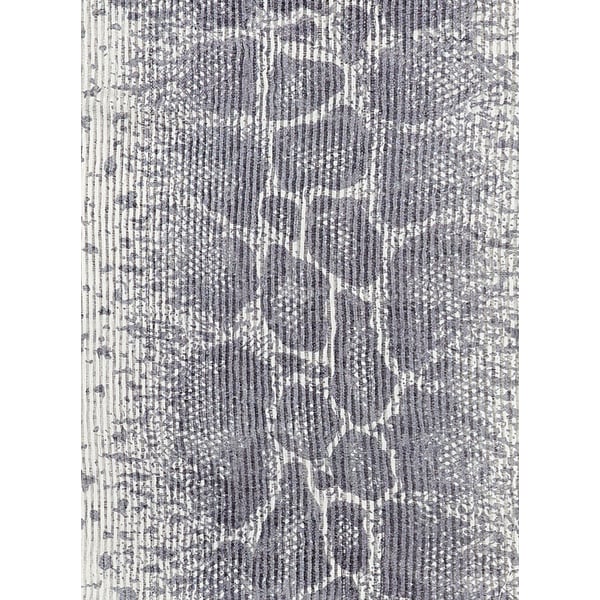 Foulard à imprimé en laine et soie