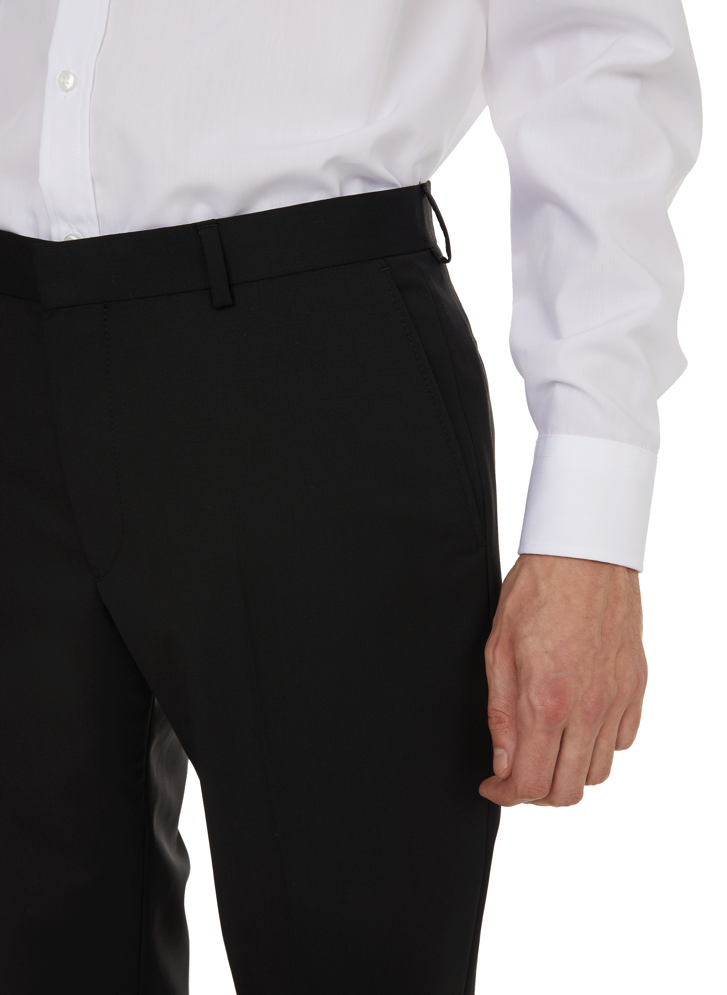 Pantalon Caph en laine SAISON 1865 Noir