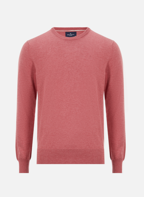 Red cotton sweaterHACKETT 