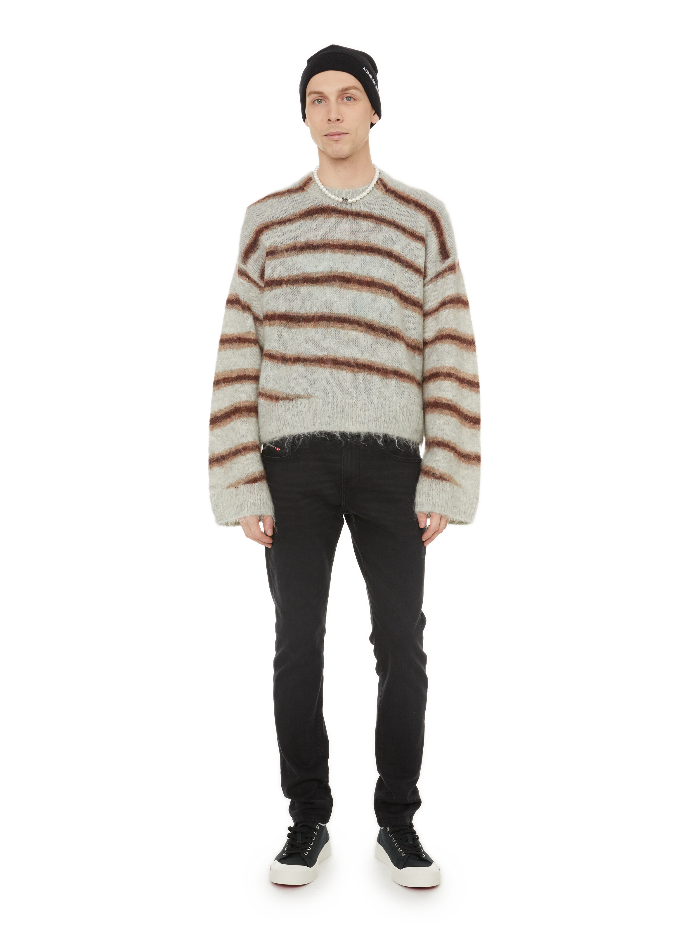 Bonnet en laine  ACNE STUDIOS Noir