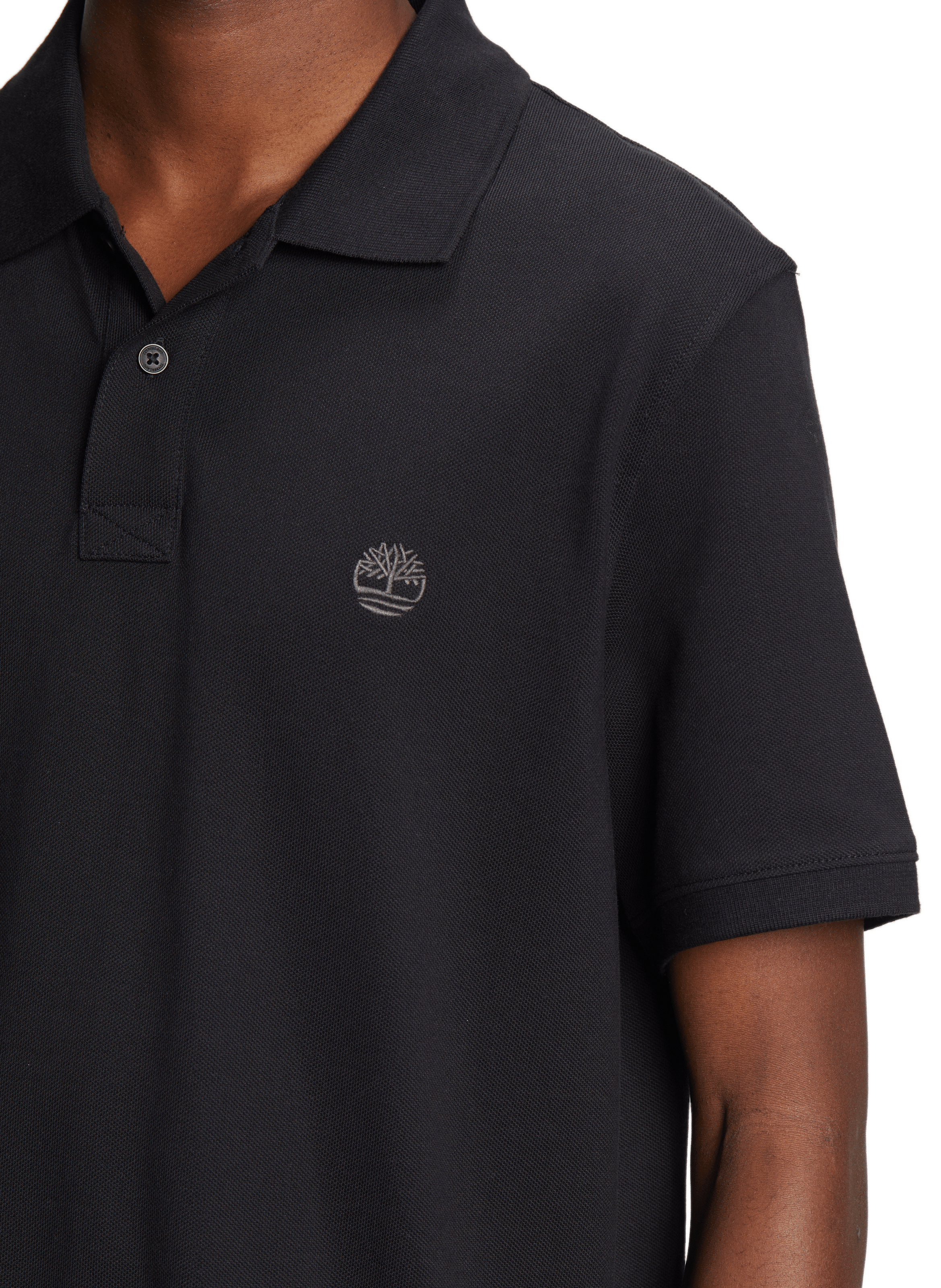  Cotton polo shirt  TIMBERLAND Black