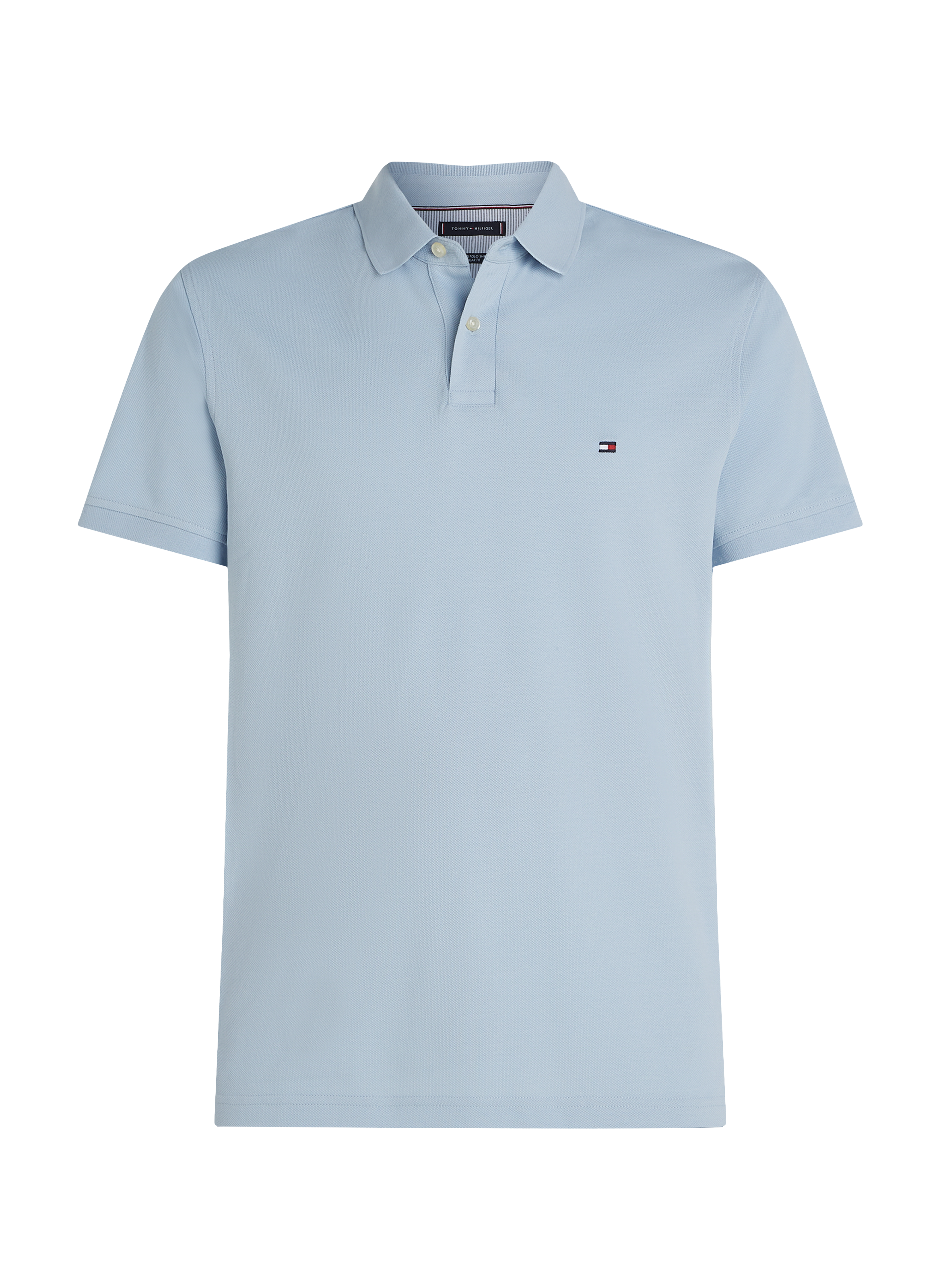 Organic cotton piqué polo shirt TOMMY HILFIGER Blue